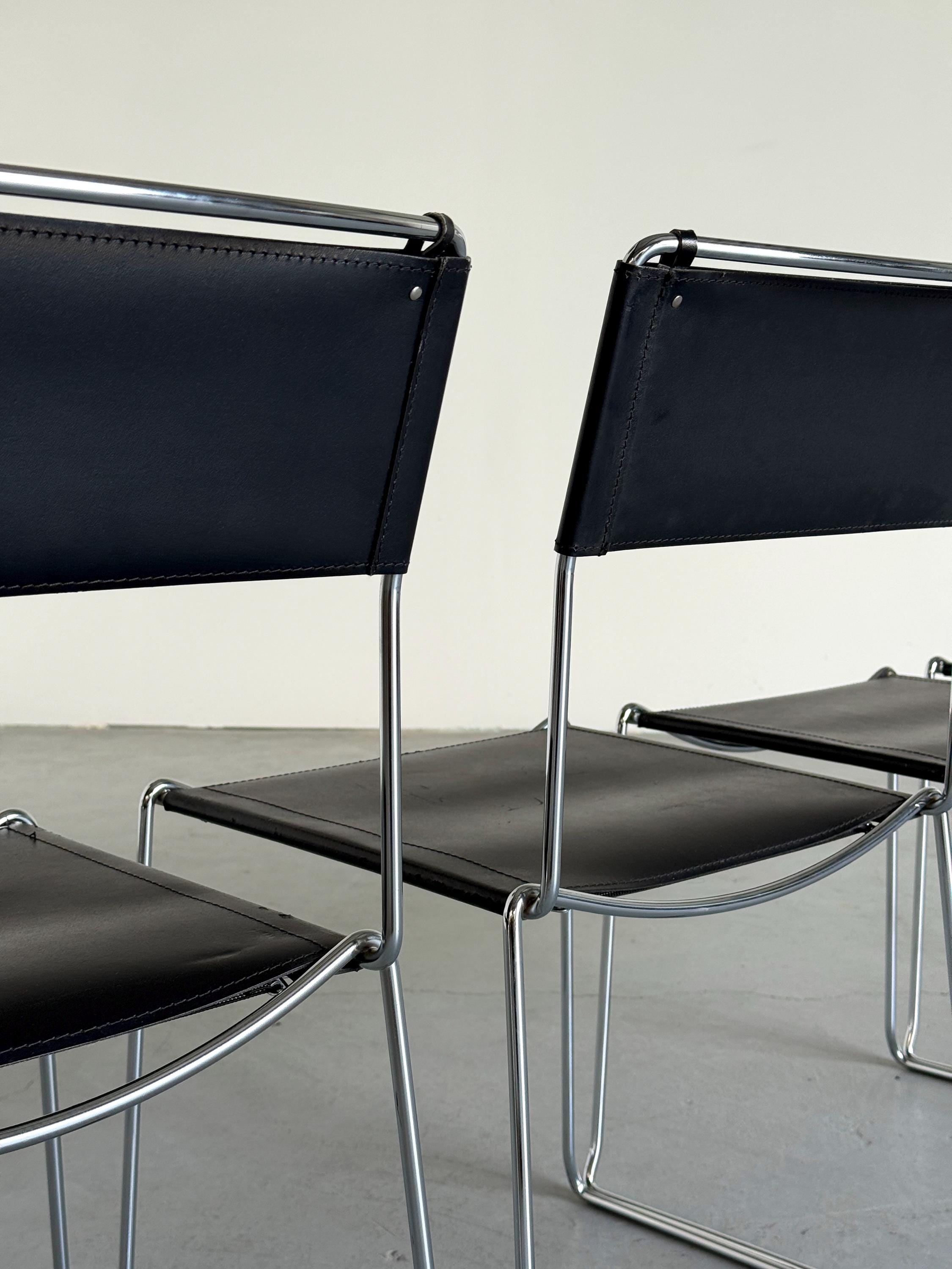 Dining Chairs in the Style of Giandomenico Belotti