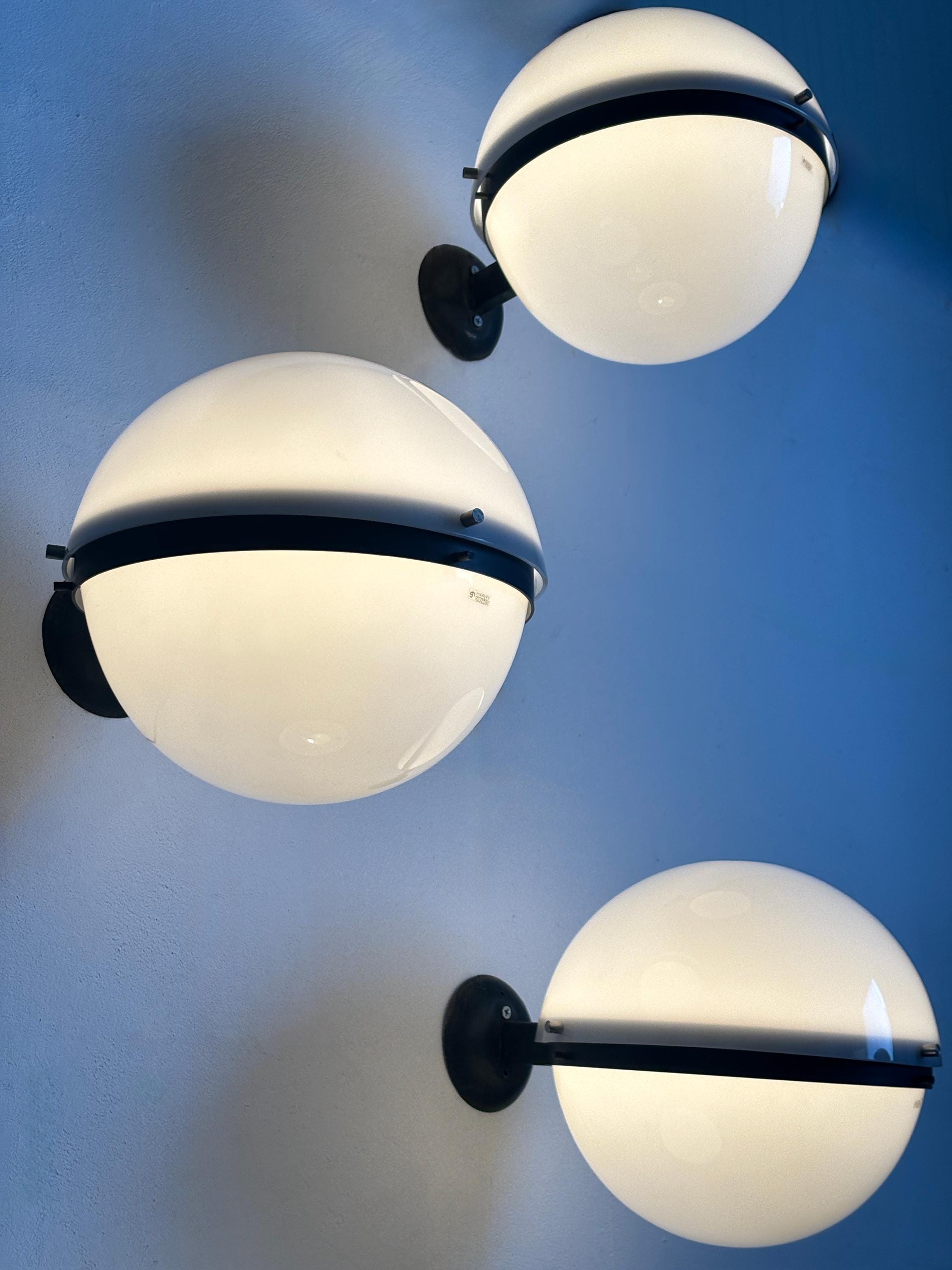 Space Age Globe Wall Lamps by Harvey Guzzini