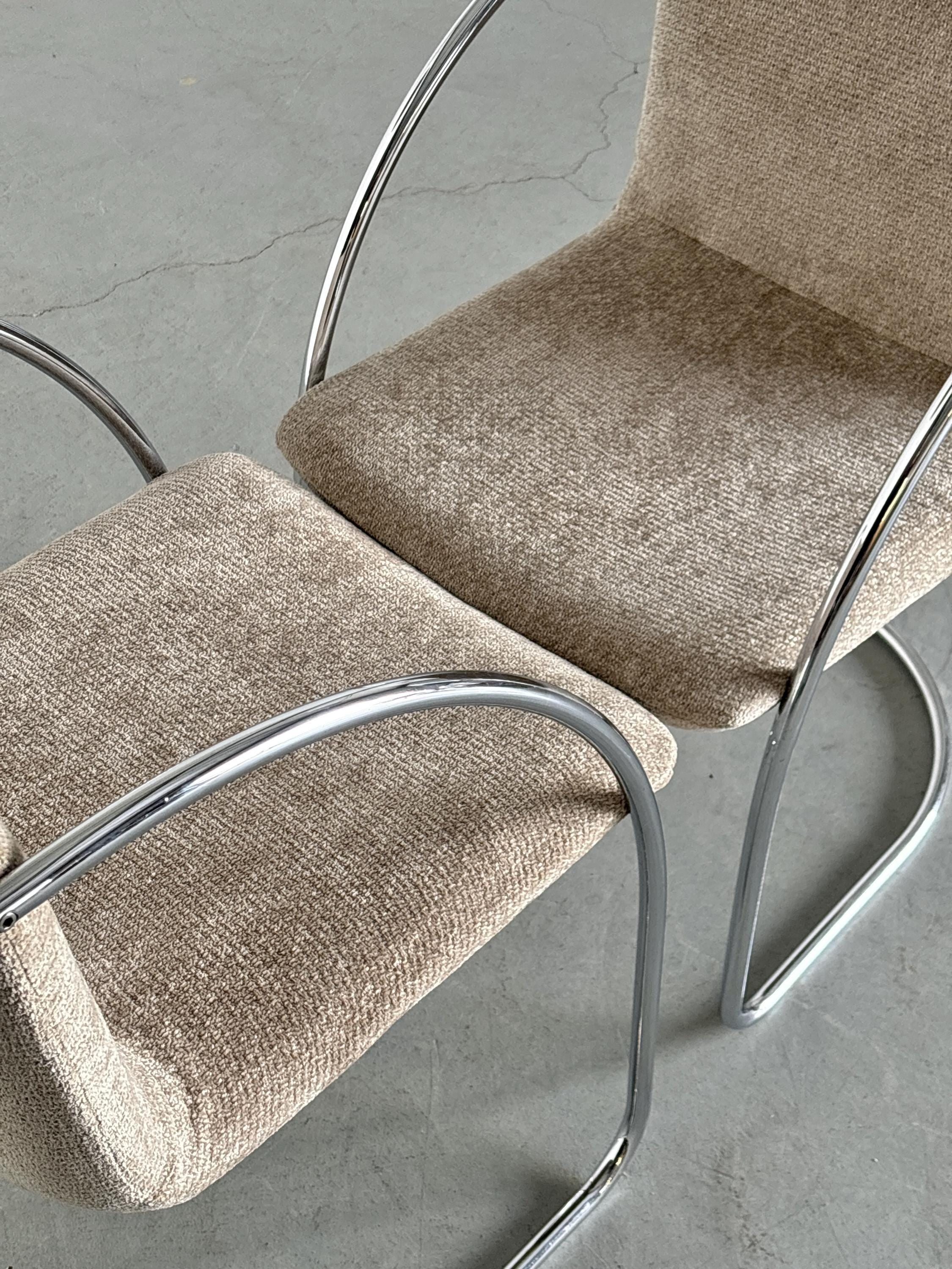 'Lens' Dining Chairs by Giovanni Offredi for Saporiti