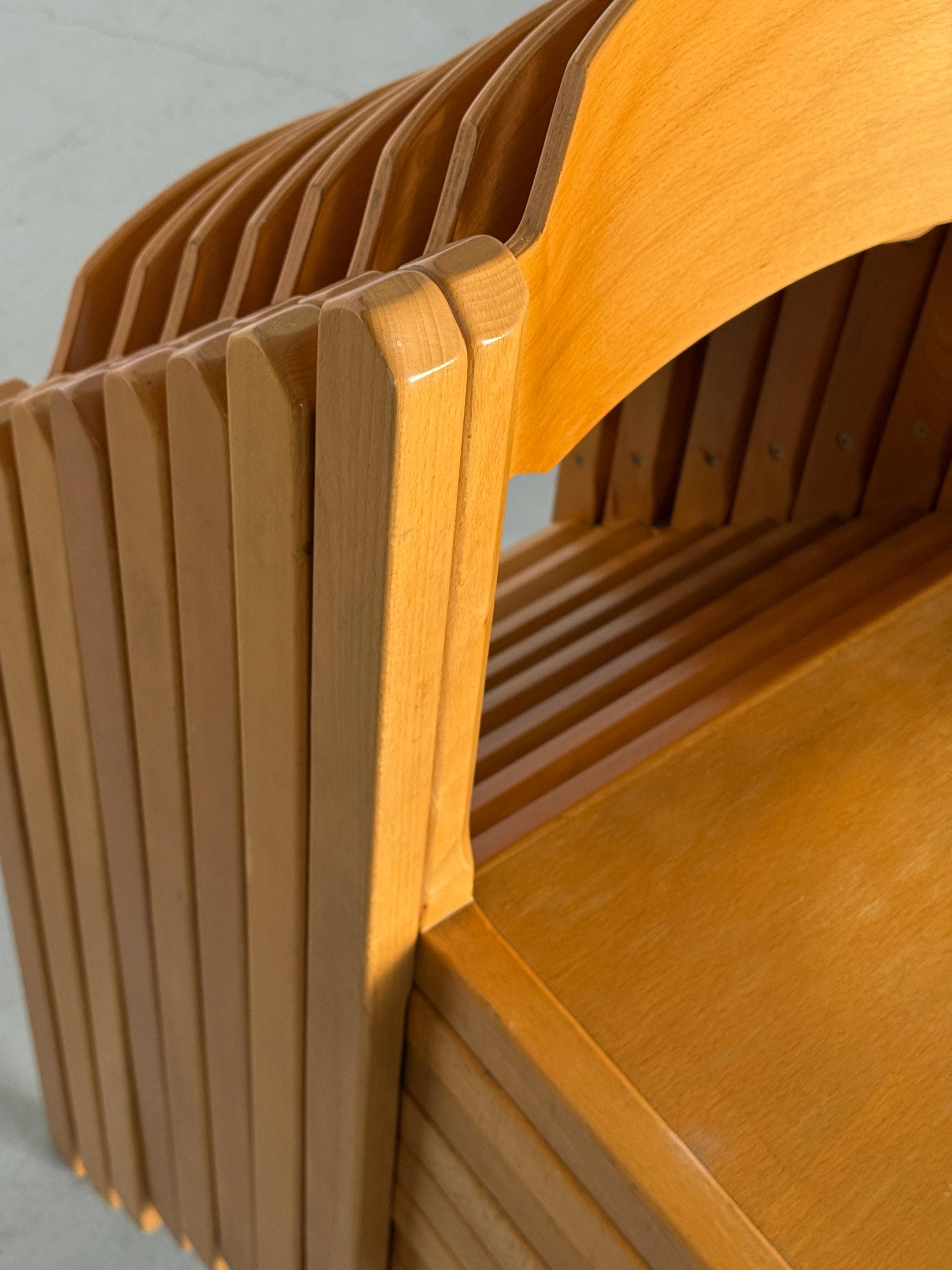 Stackable Dining Chairs in Birch Wood
