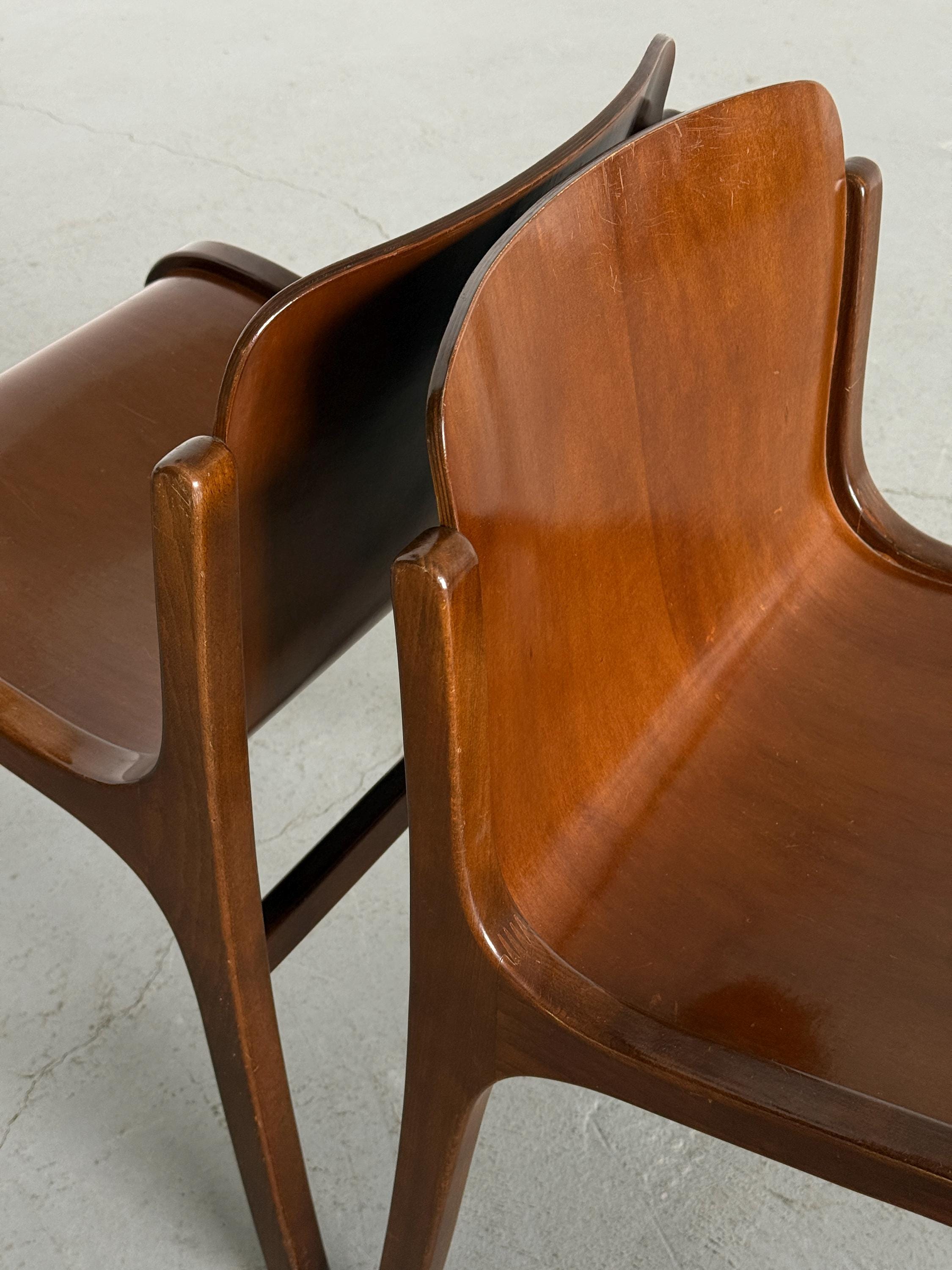 ‘Mito’ Chairs by Carlo Bartoli for Tisettanta