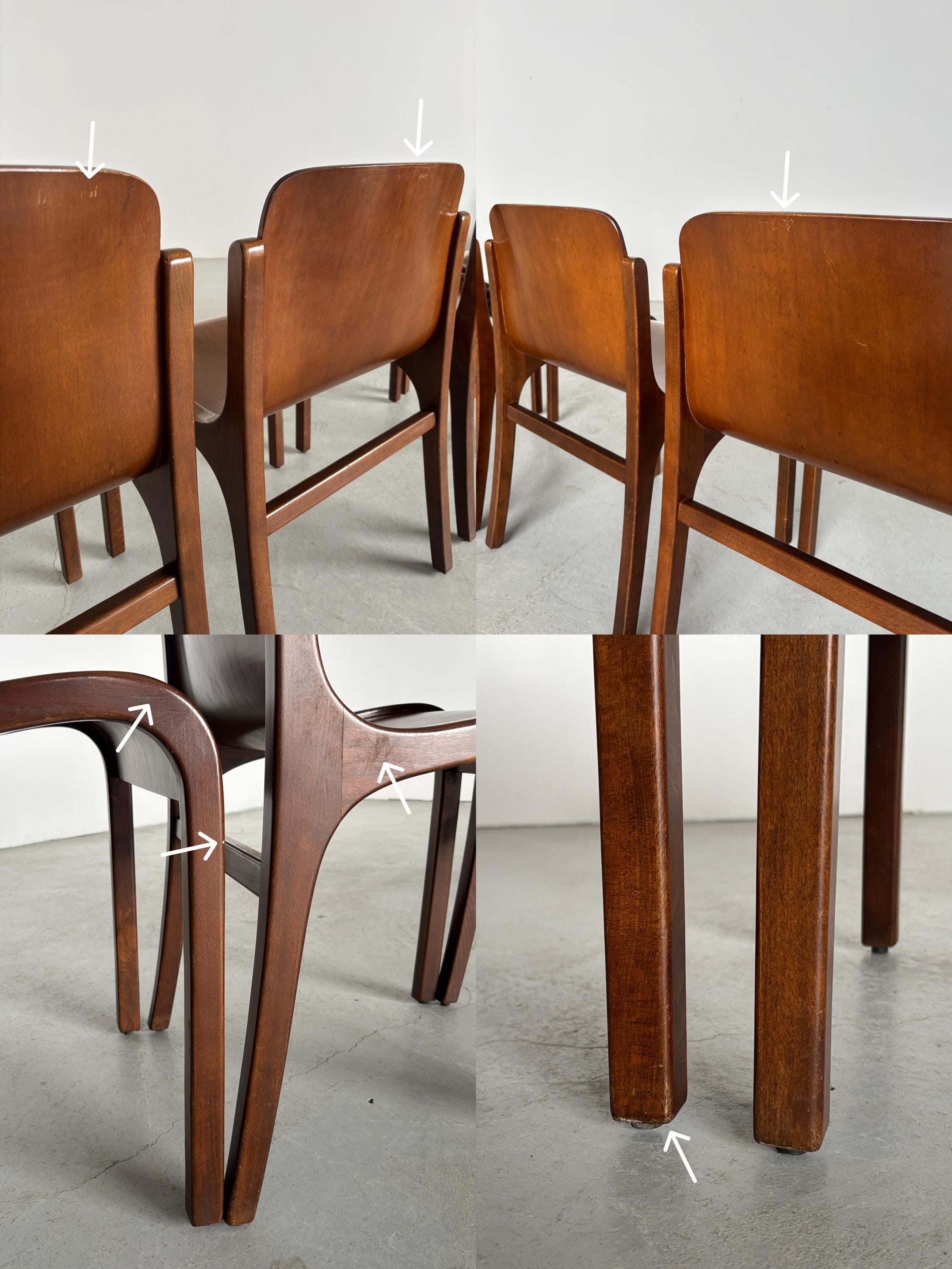 ‘Mito’ Chairs by Carlo Bartoli for Tisettanta