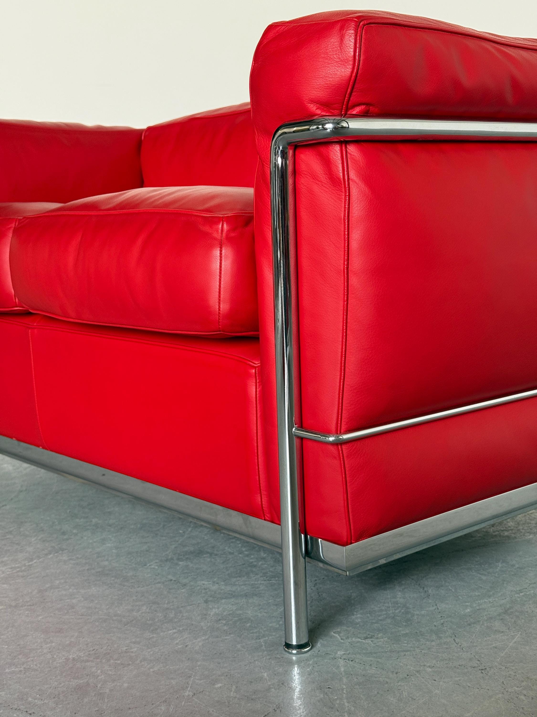 Cassina ‘LC2’ Sofa by Le Corbusier, Charlotte Perriand and Pierre Jeanneret