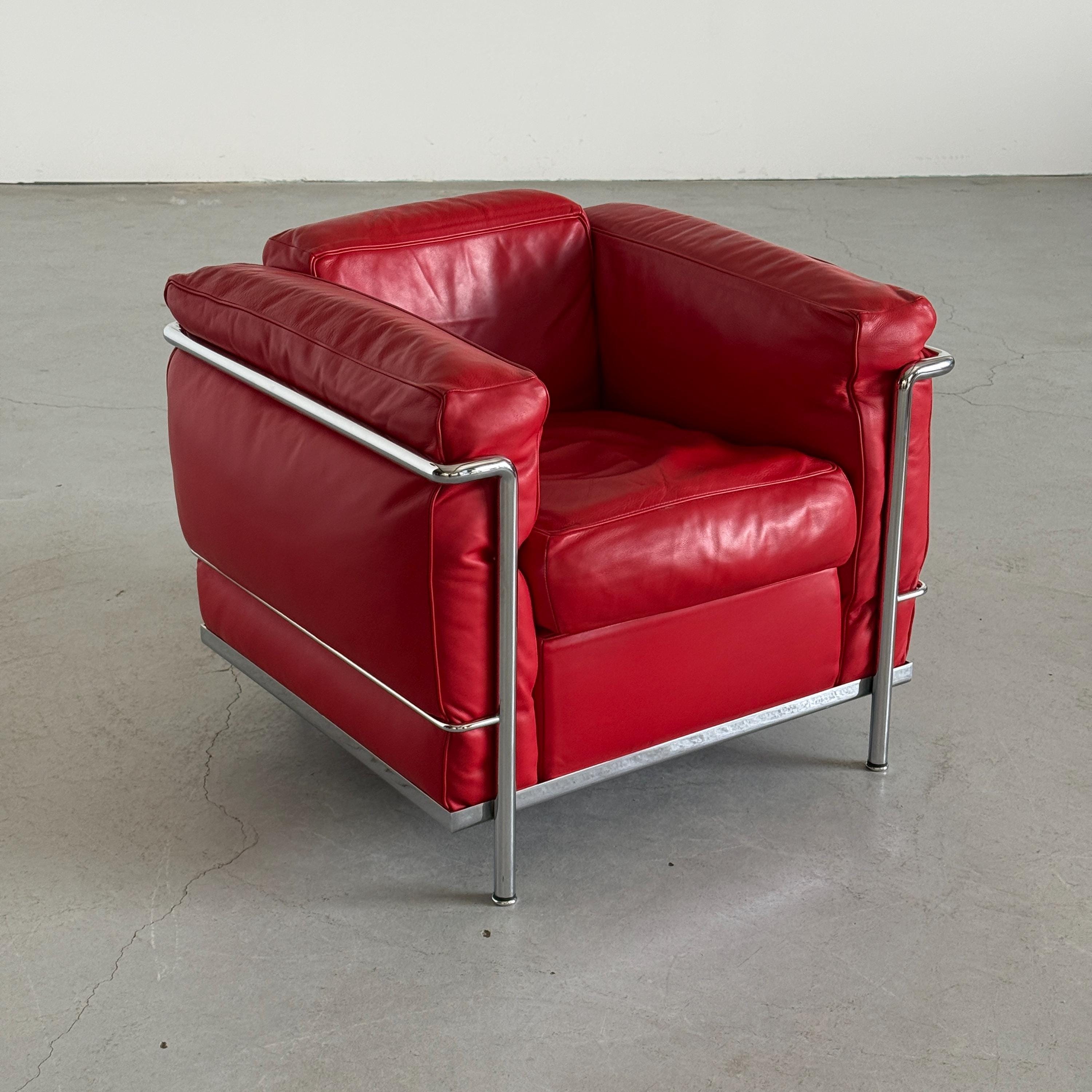 Cassina ‘LC2’ Armchair by Le Corbusier, Charlotte Perriand and Pierre Jeanneret