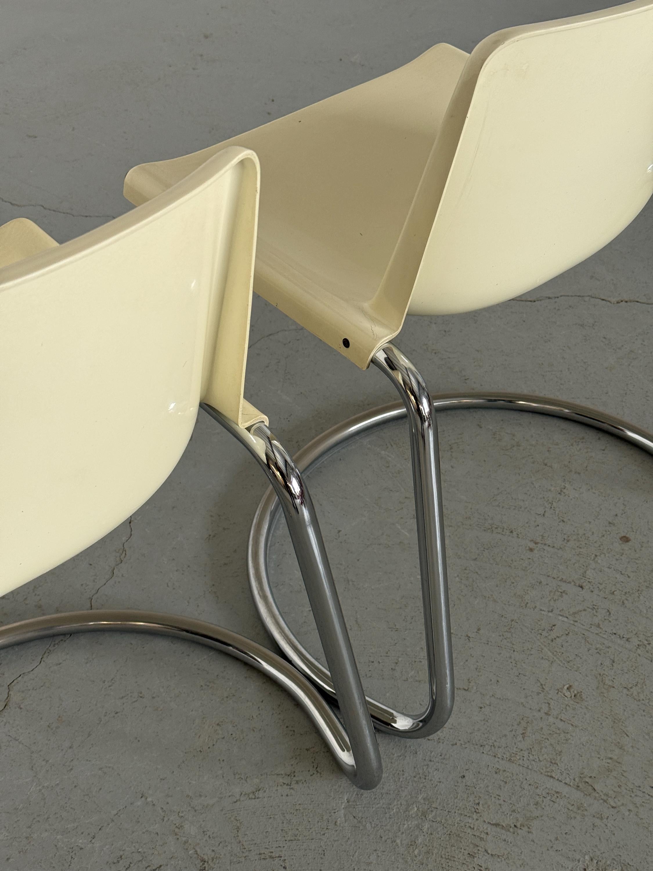 ‘Alessia’ Dining Chairs by Giotto Stoppino for Driade