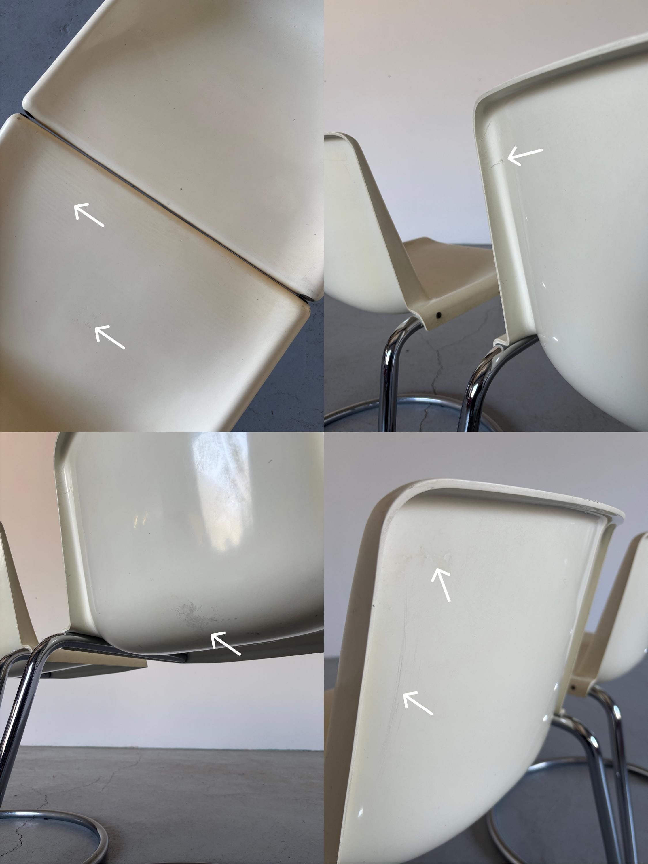 ‘Alessia’ Dining Chairs by Giotto Stoppino for Driade