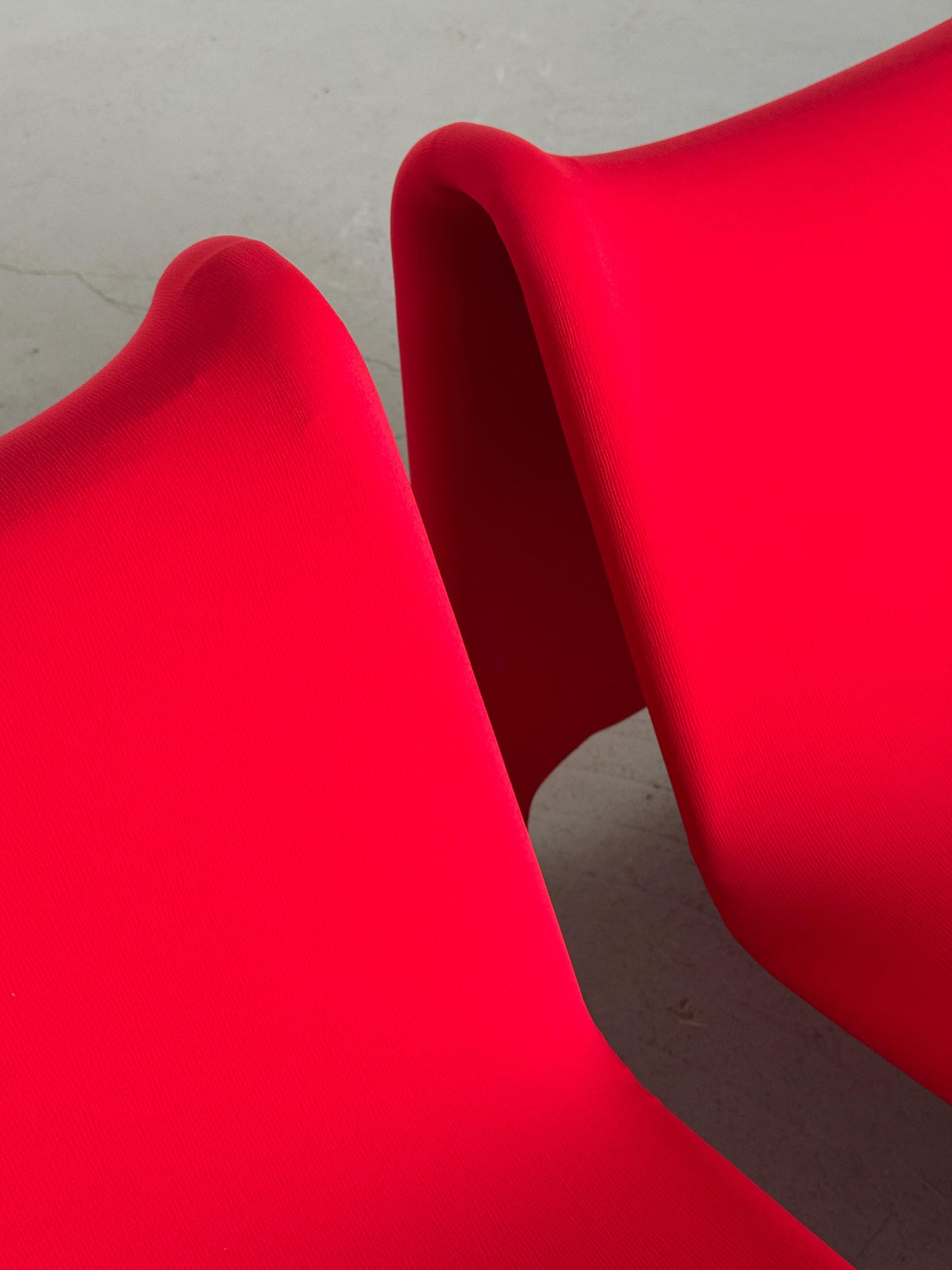 Ikea Årjäng Lounge Chairs in Red Upholstery