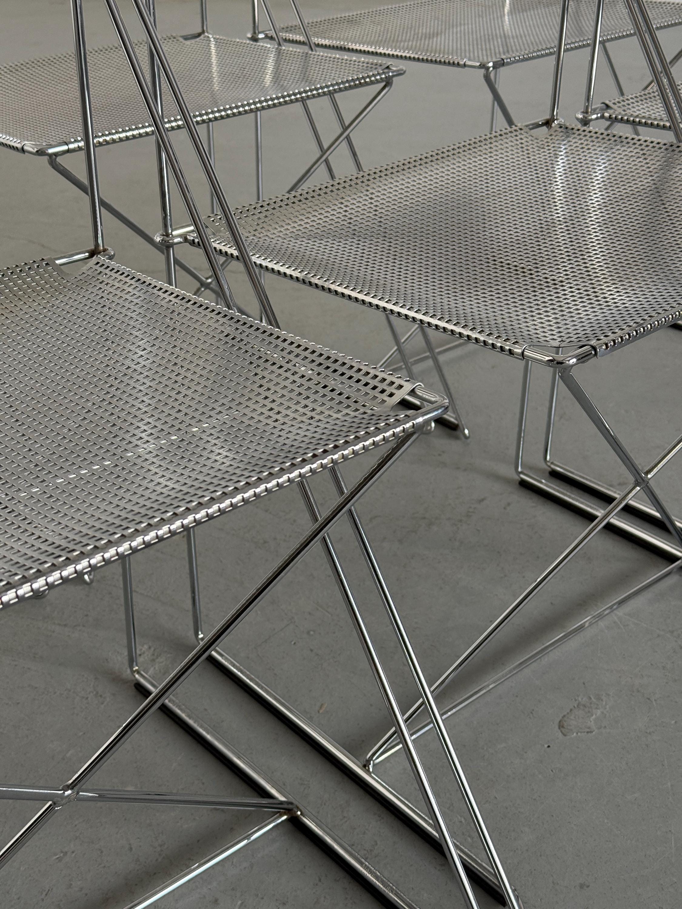 'X-Line' Chairs by Niels Jørgen Haugesen for Magis