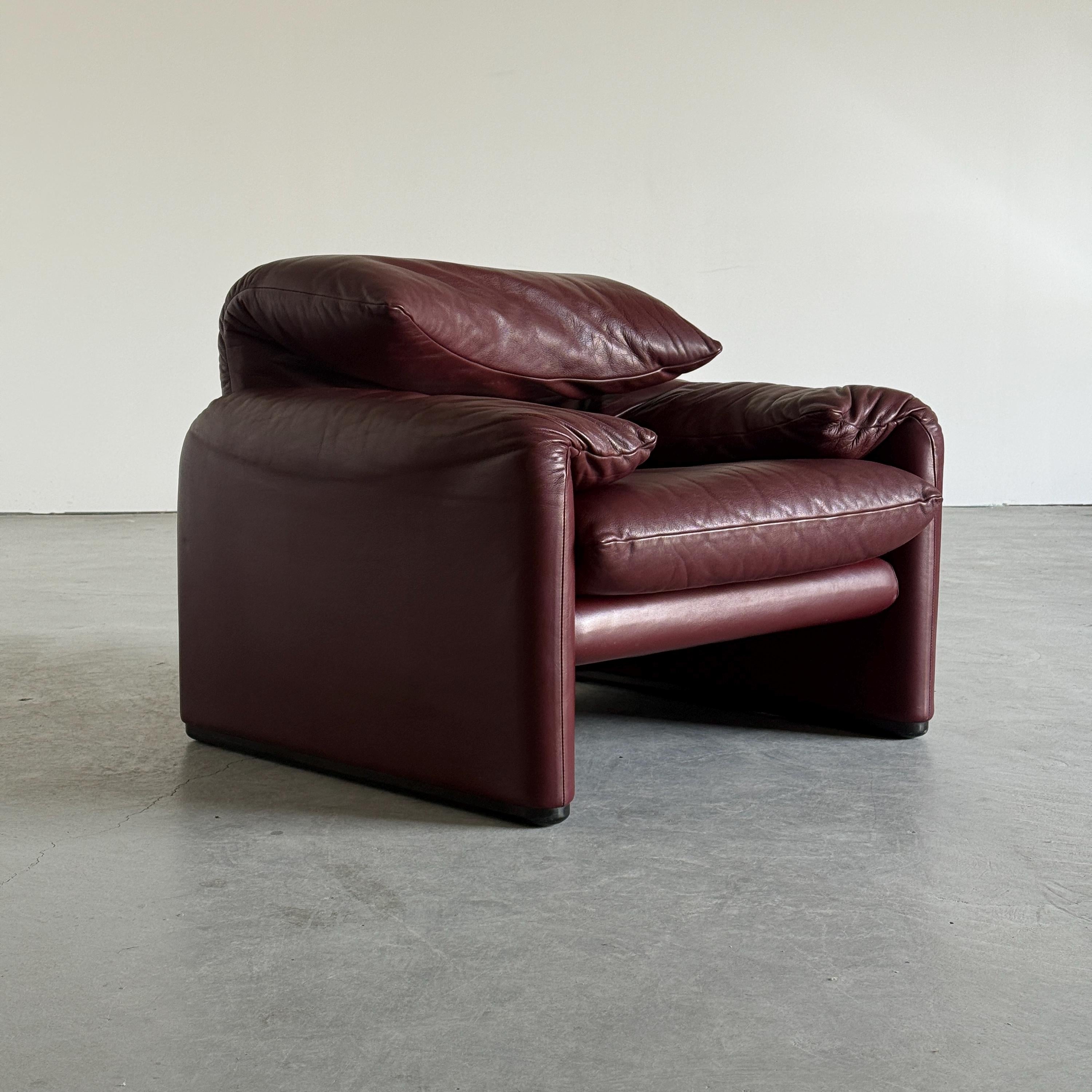 ‘Maralunga’ Armchair by Vico Magistretti for Casina