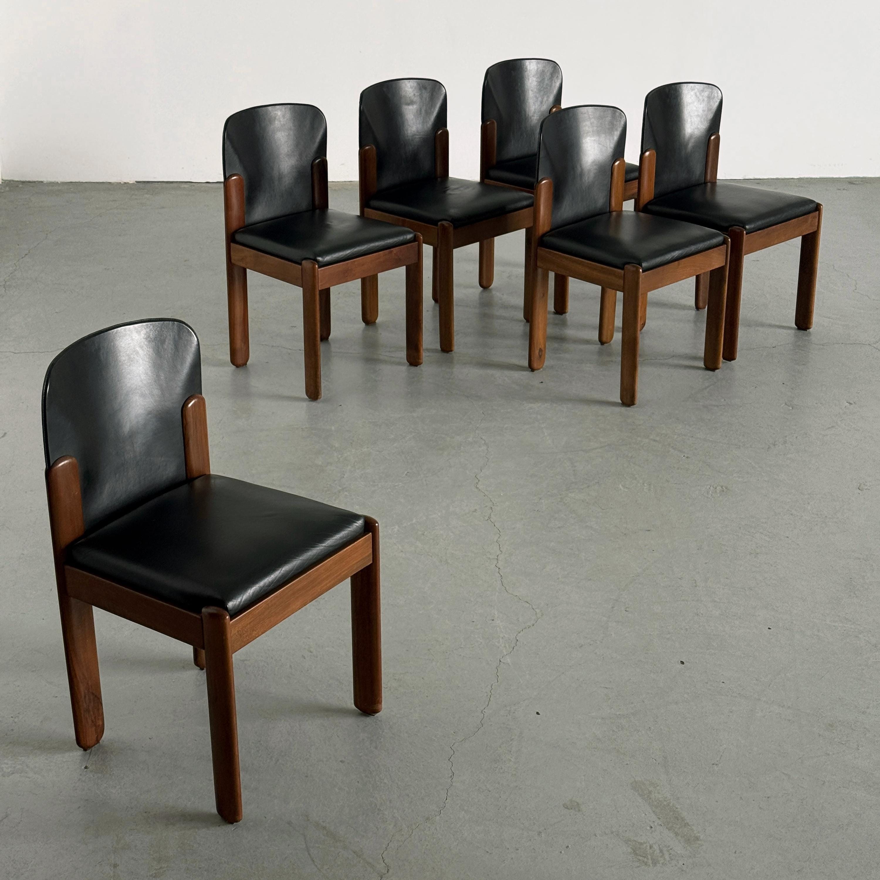 ‘Model 330’ Dining Chairs by Silvio Coppola for Bernini