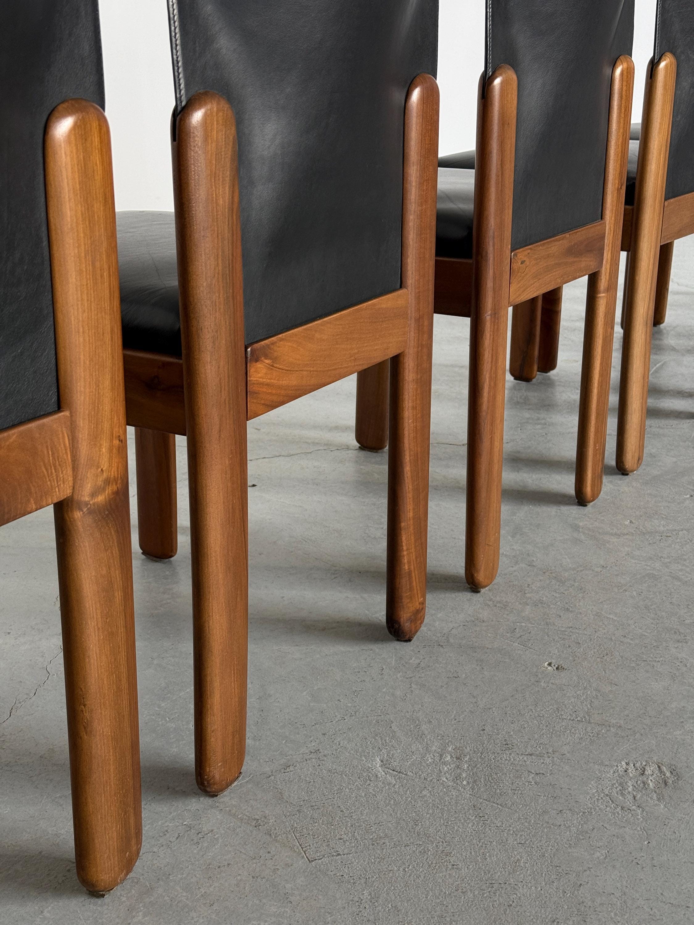 ‘Model 330’ Dining Chairs by Silvio Coppola for Bernini