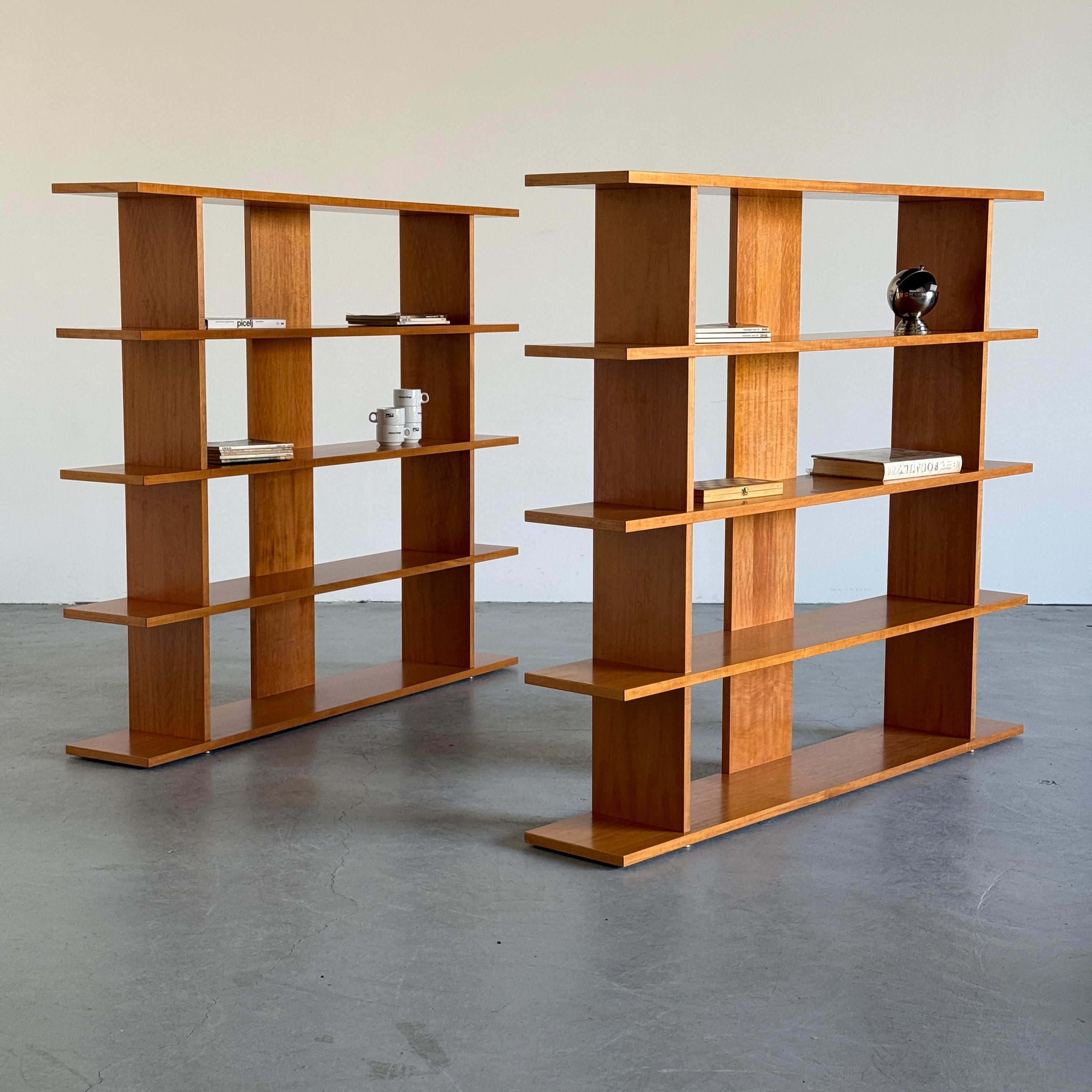 Large Bookshelves Attributed to Maison Regain