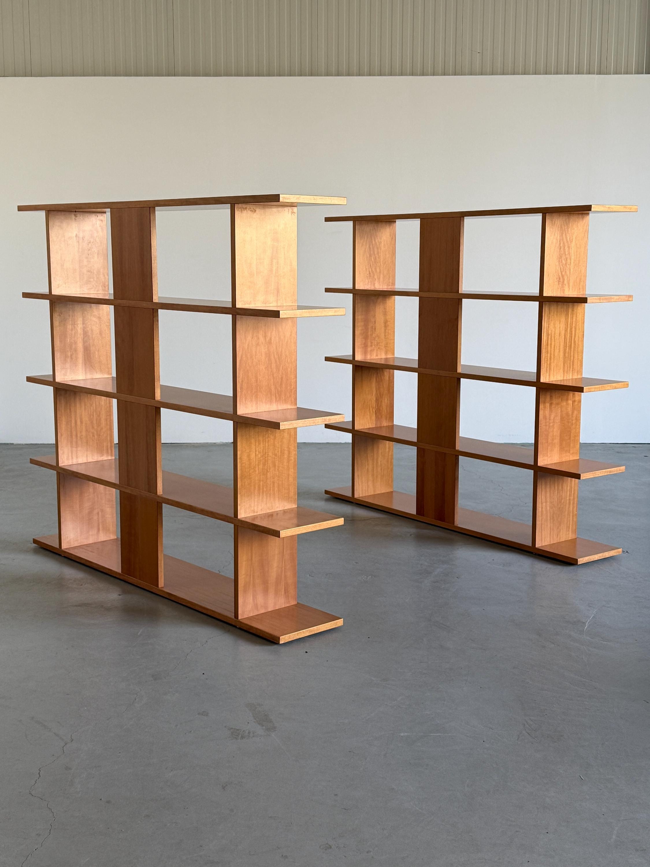 Large Bookshelves Attributed to Maison Regain