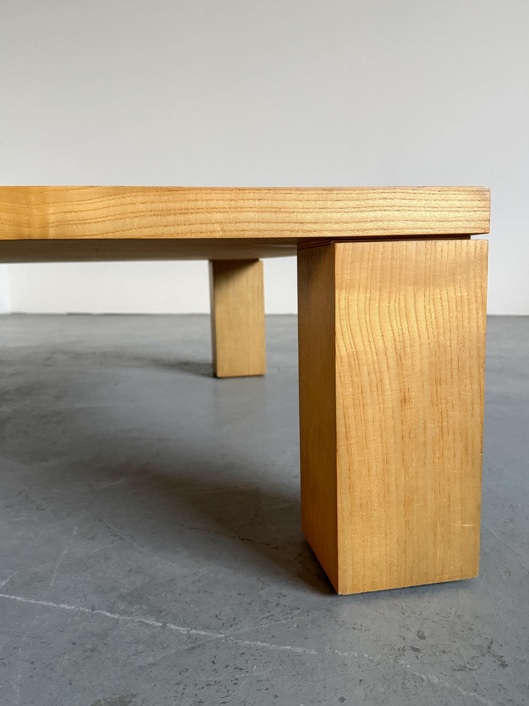 Large Architectural Vintage Coffee Table