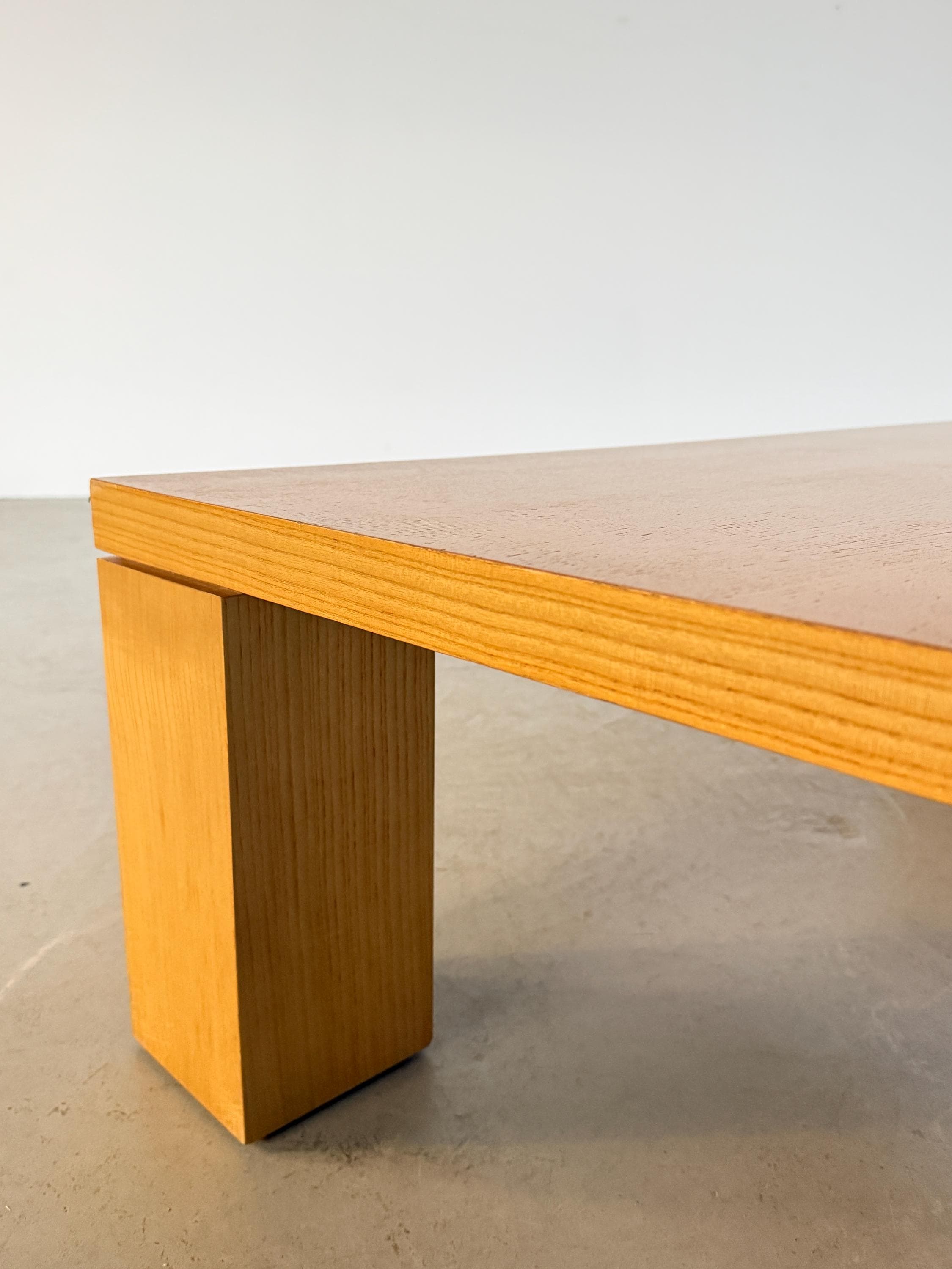 Large Architectural Vintage Coffee Table