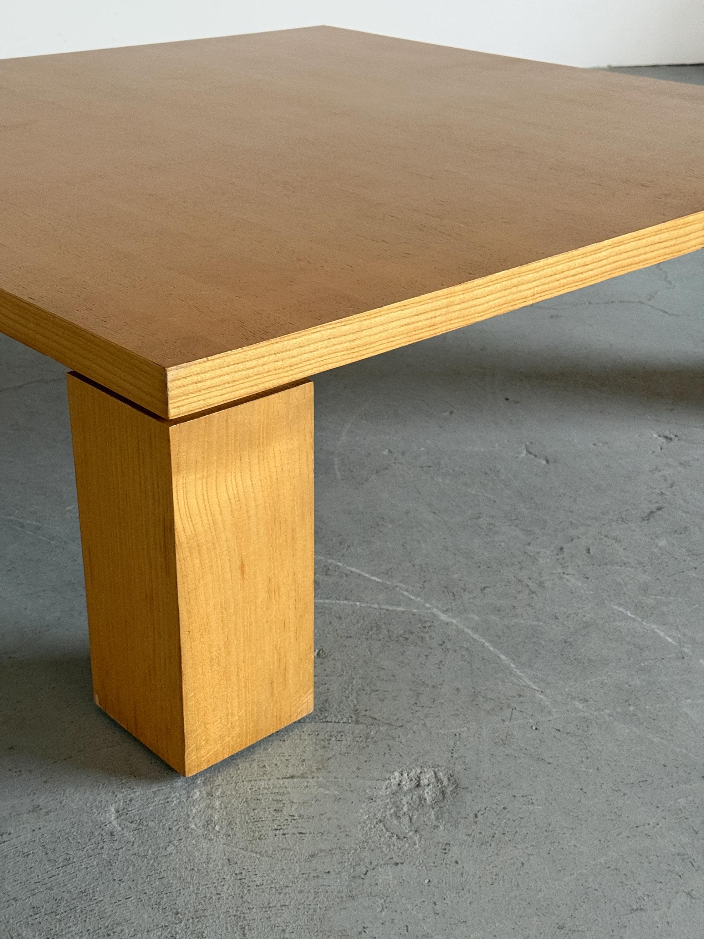 Large Architectural Vintage Coffee Table