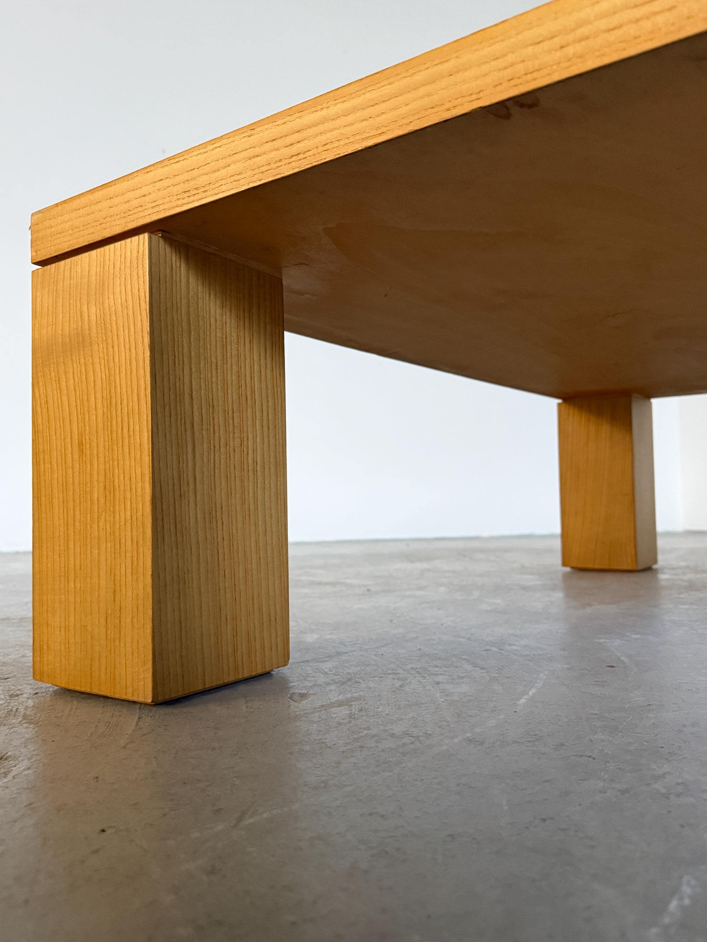 Large Architectural Vintage Coffee Table