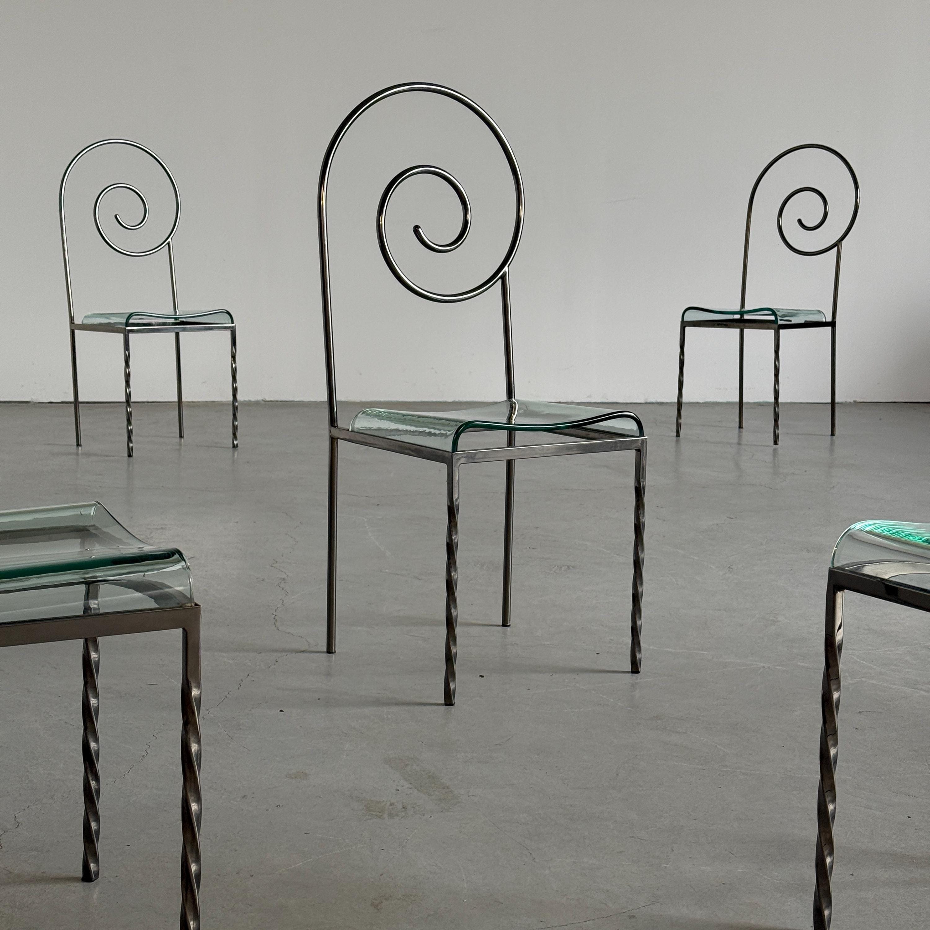 ‘Suspiral’ Chairs by Luigi Serafini for Sawaya & Moroni