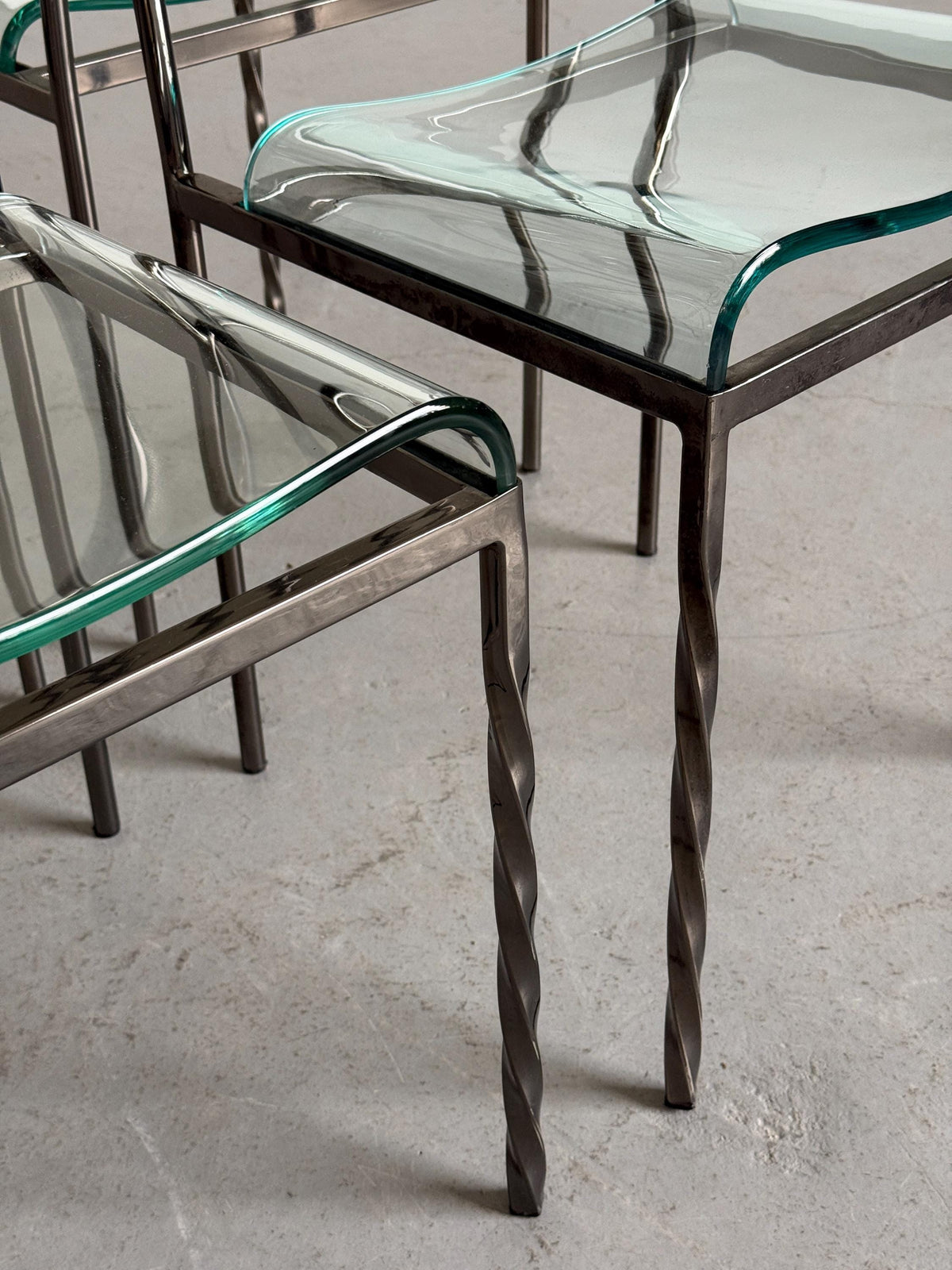 ‘Suspiral’ Chairs by Luigi Serafini for Sawaya & Moroni
