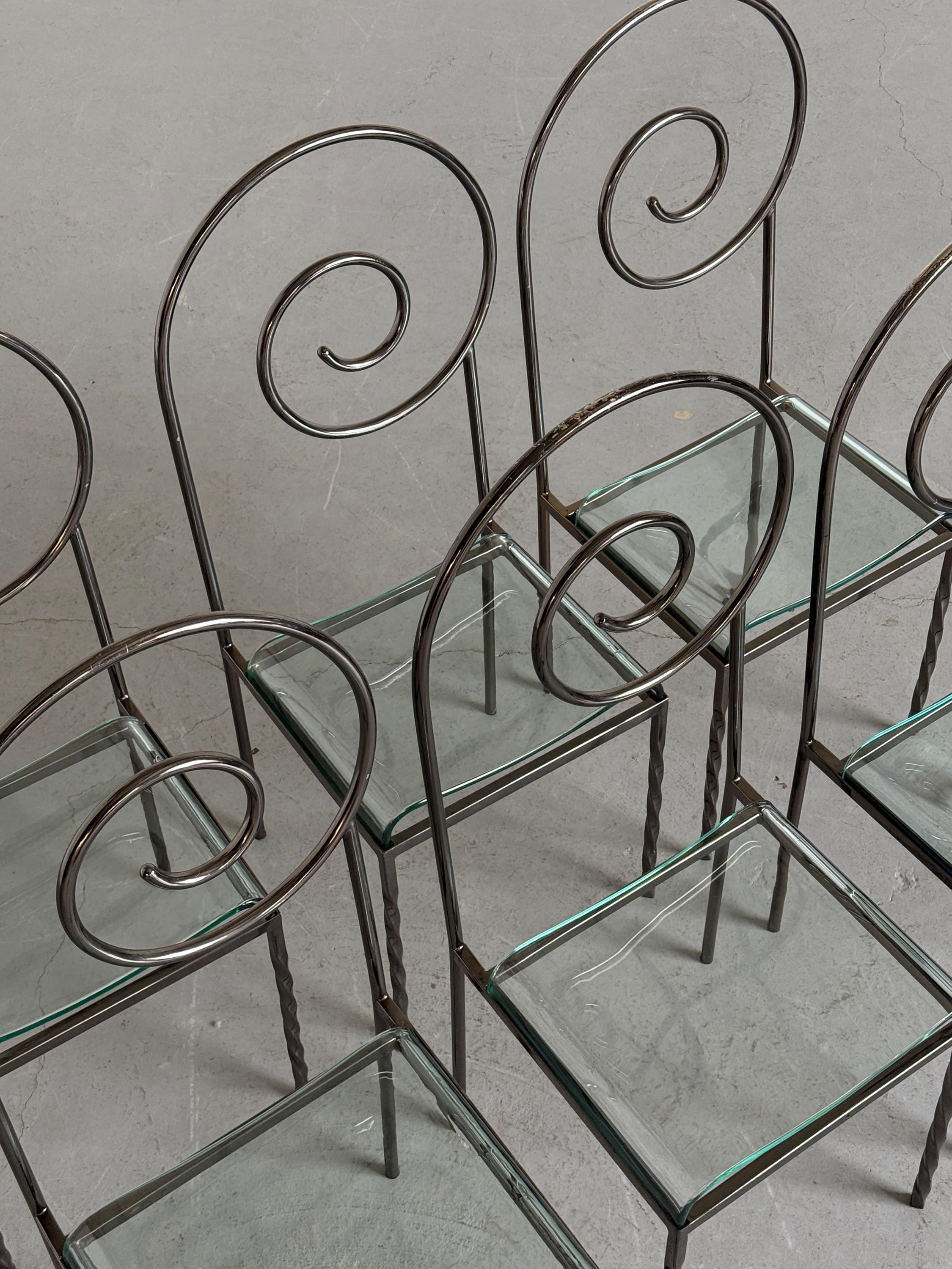 ‘Suspiral’ Chairs by Luigi Serafini for Sawaya & Moroni