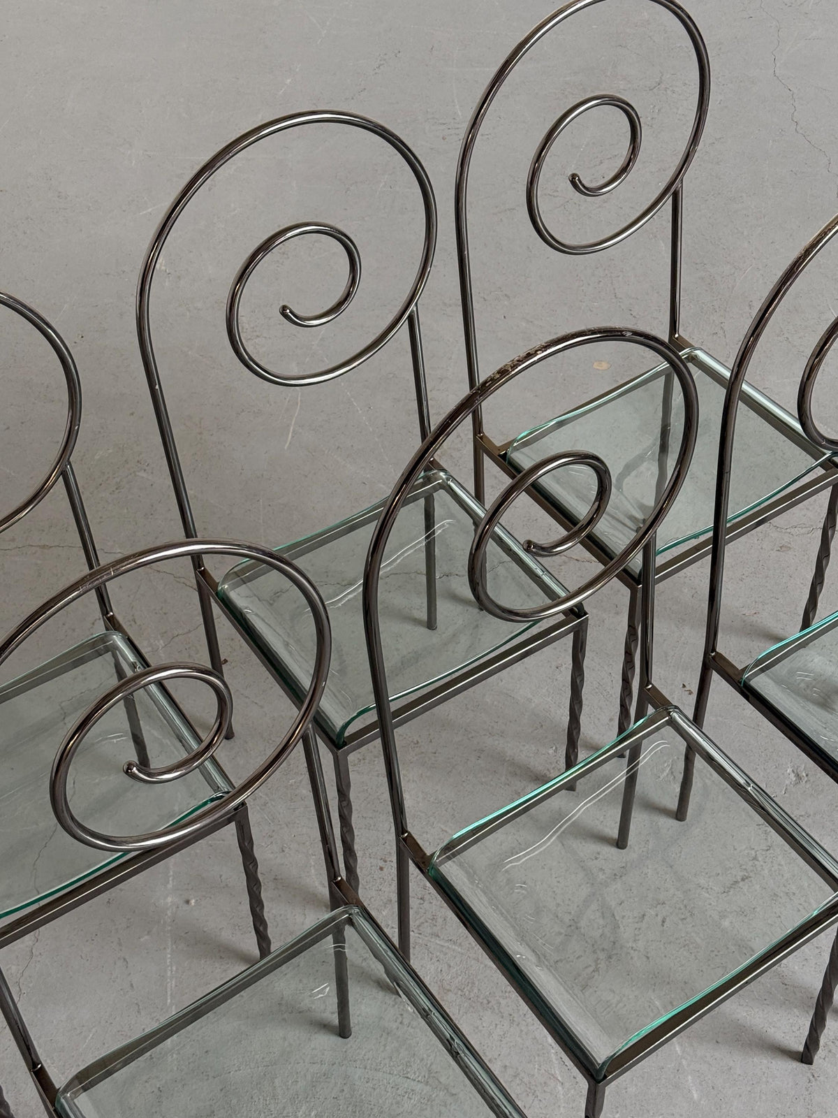 ‘Suspiral’ Chairs by Luigi Serafini for Sawaya & Moroni