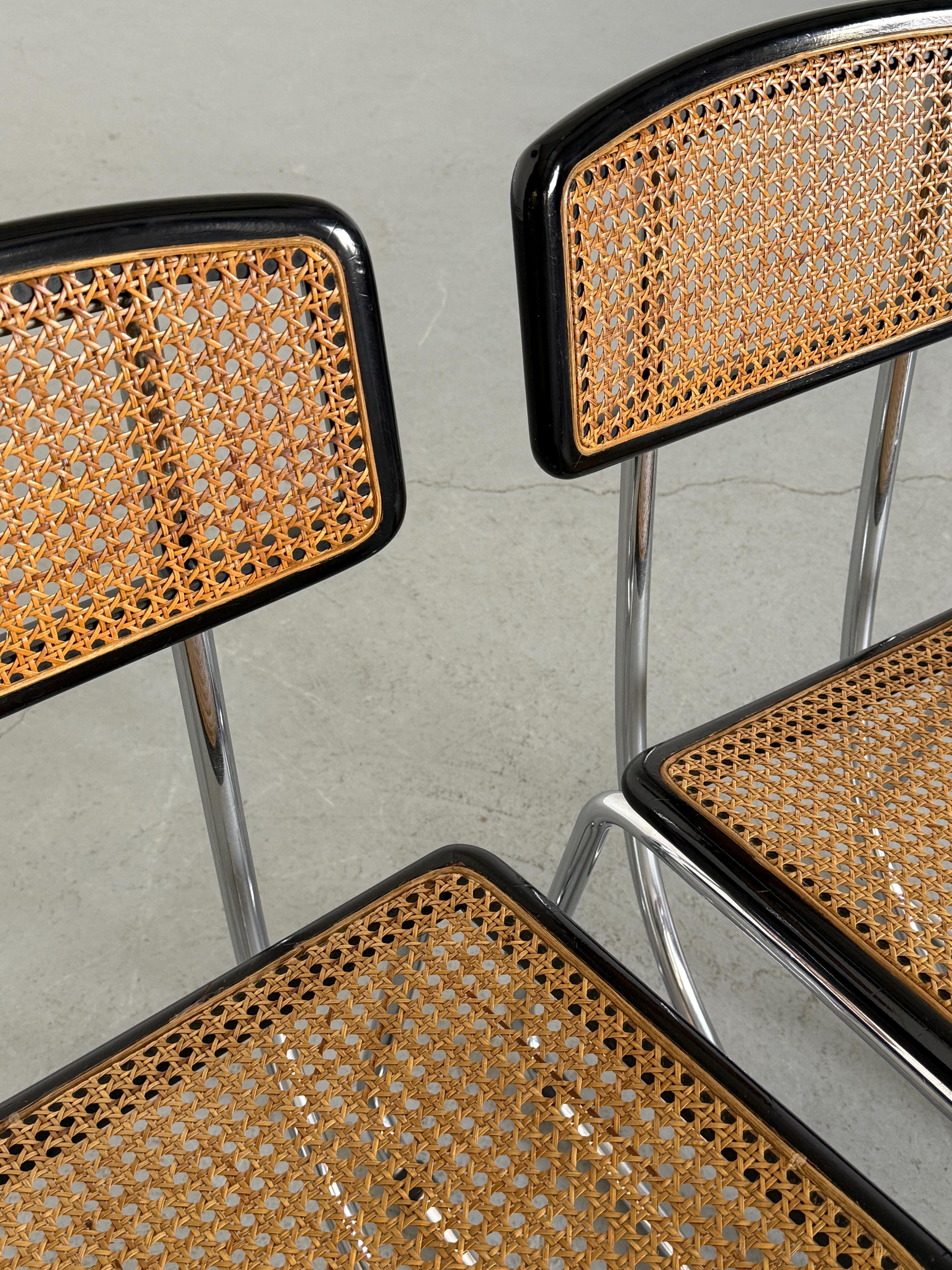 Italian Cantilever Dining Chairs