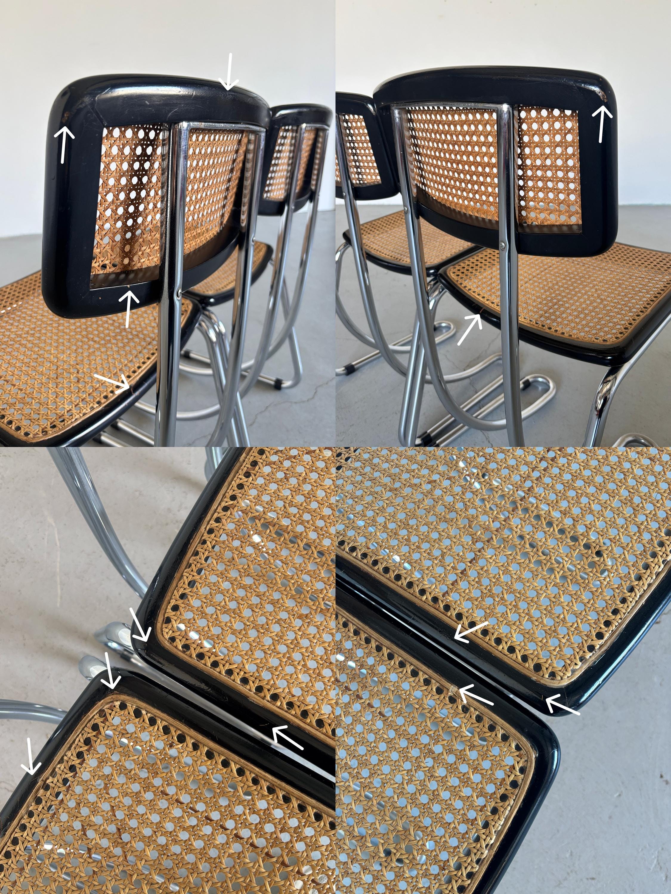 Italian Cantilever Dining Chairs