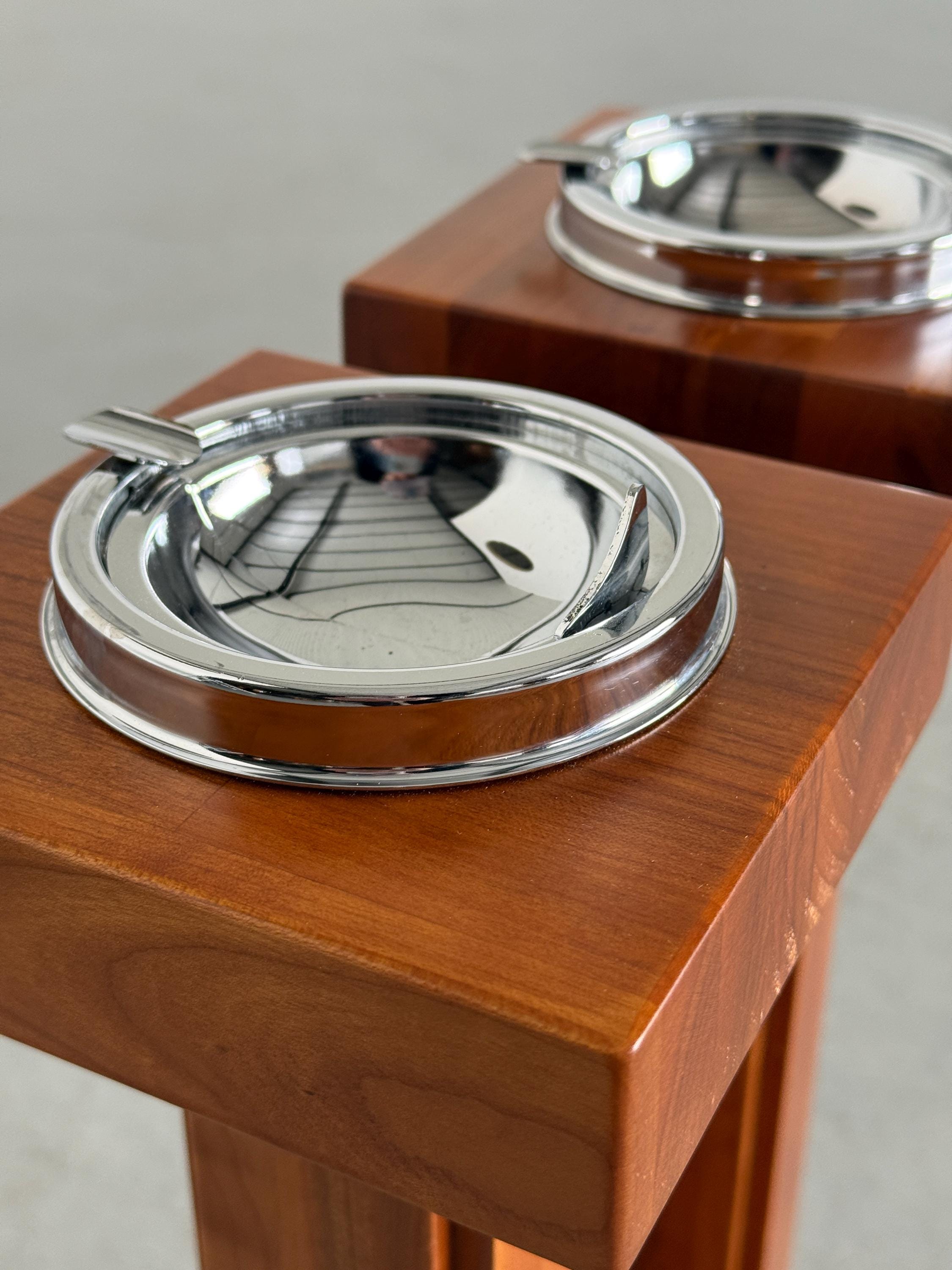 Modernist Pedestal Ashtray Stand
