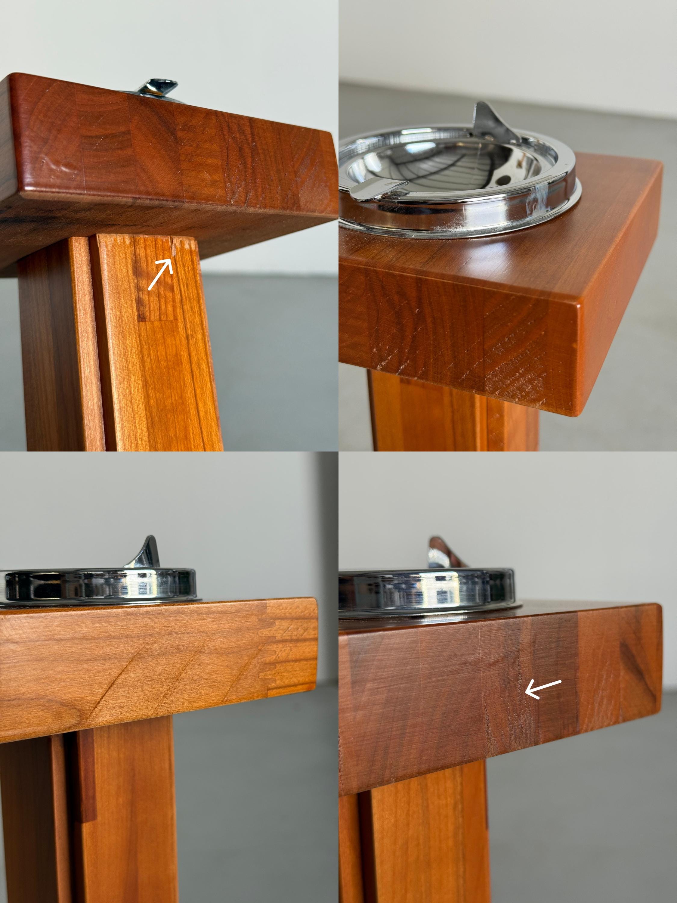 Modernist Pedestal Ashtray Stand