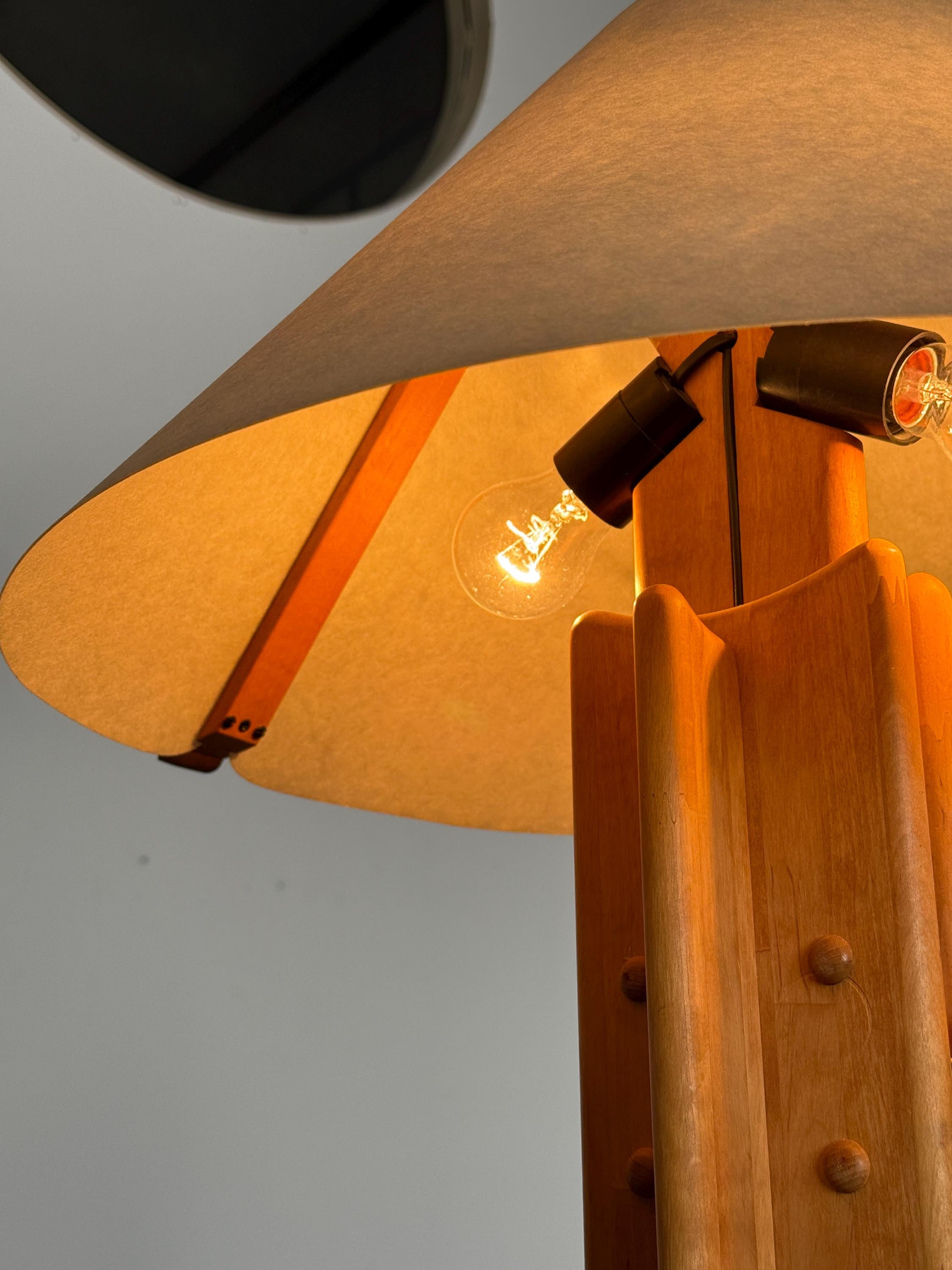 German Sculptural Floor Lamp by Domus