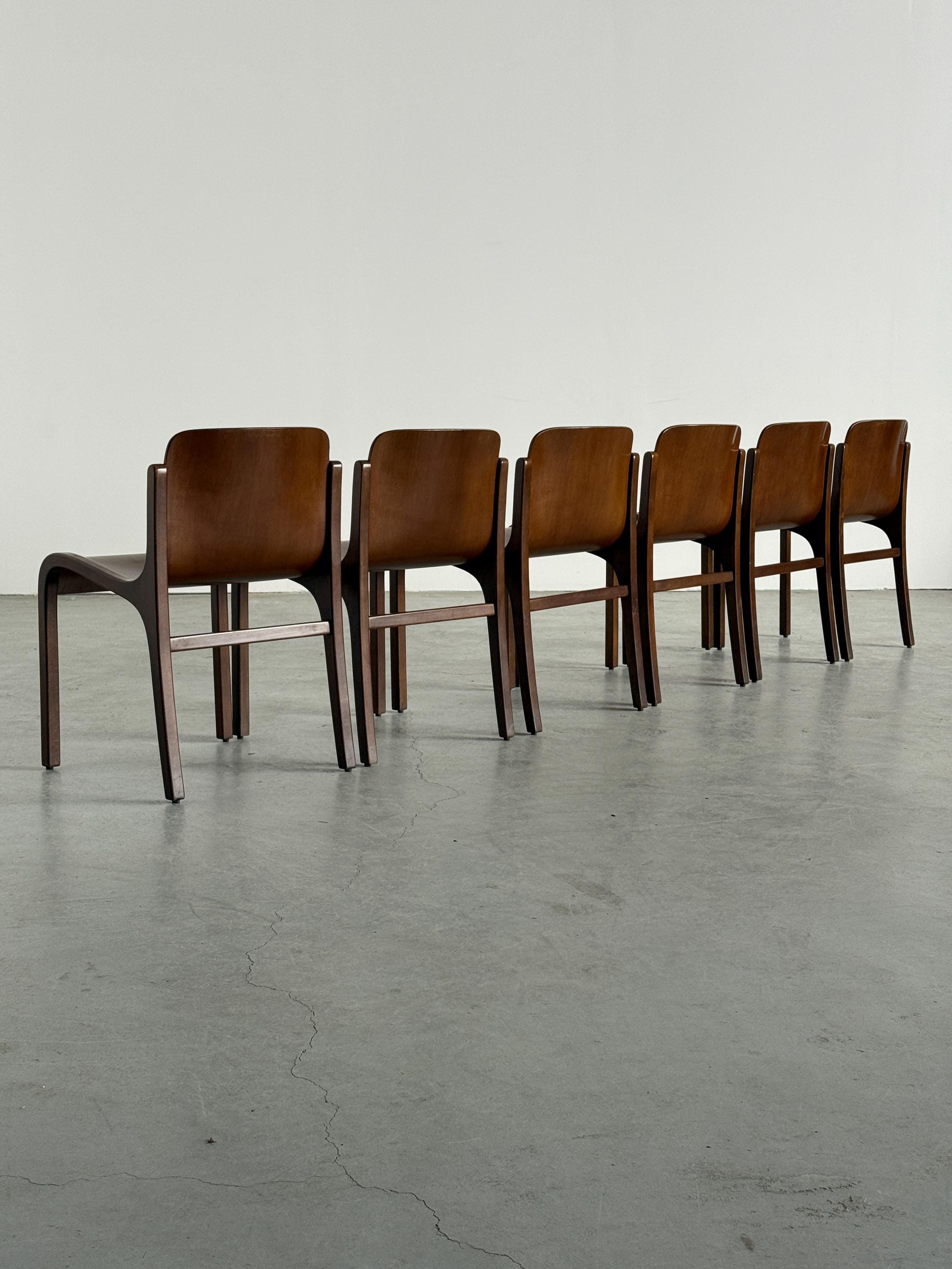 ‘Mito’ Chairs by Carlo Bartoli for Tisettanta