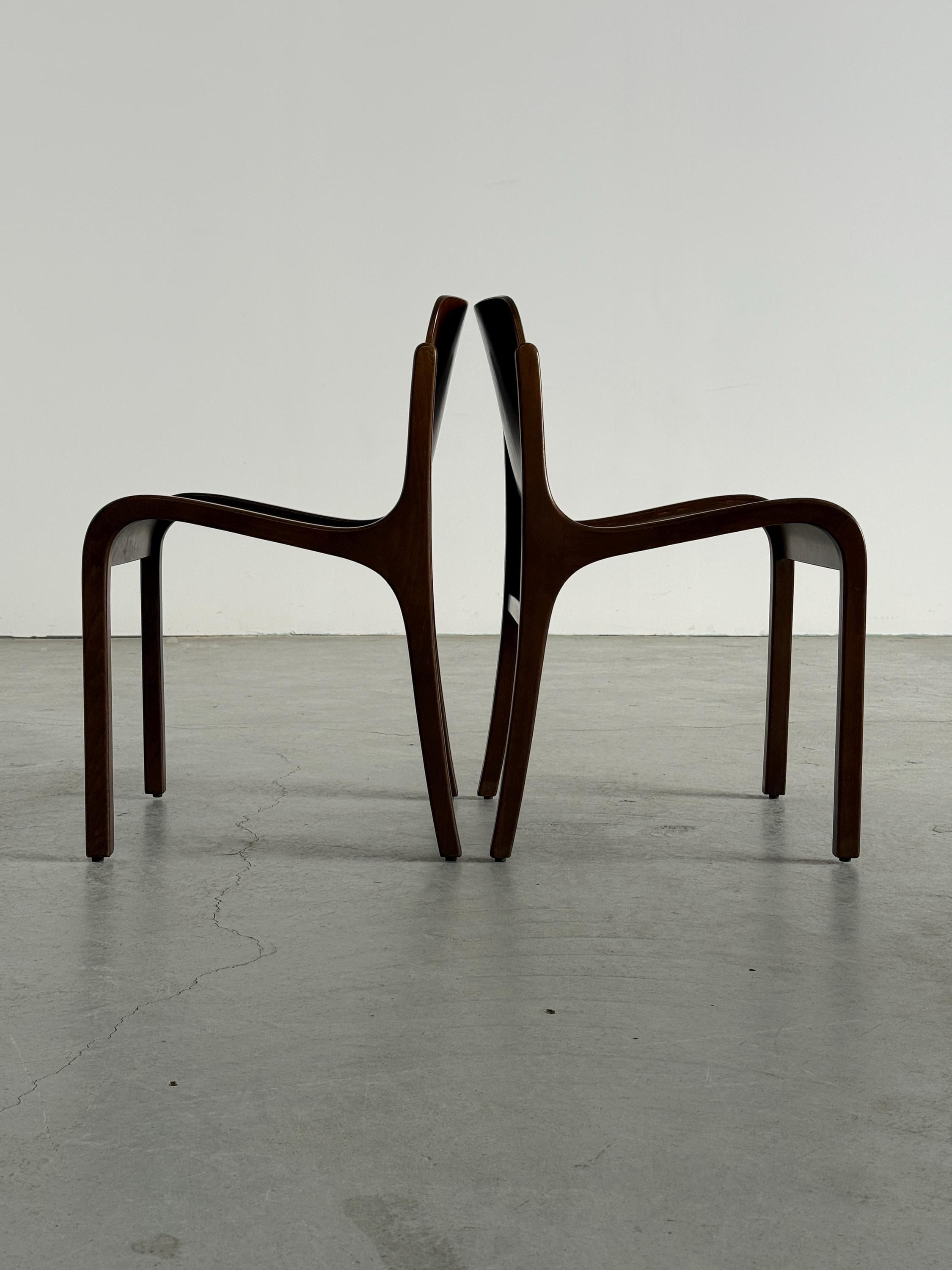 ‘Mito’ Chairs by Carlo Bartoli for Tisettanta