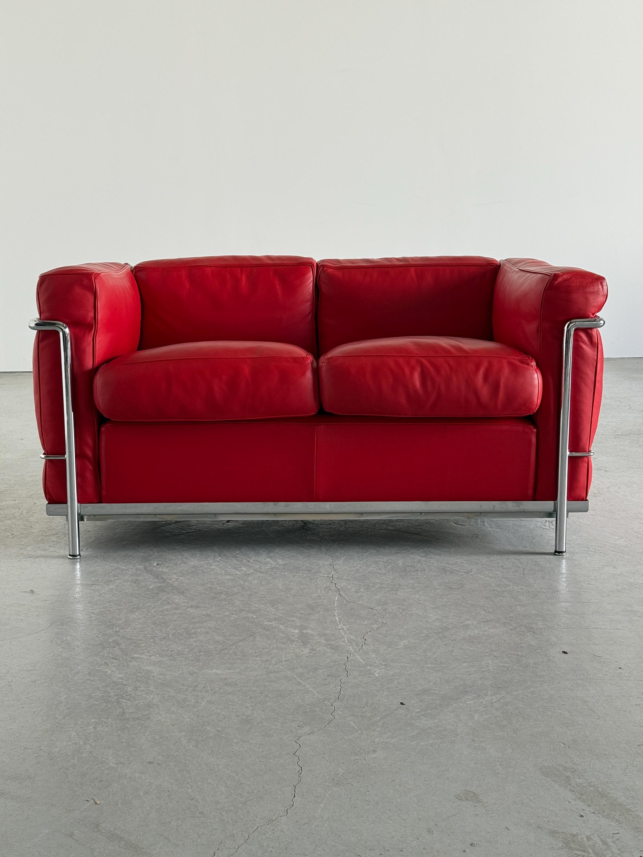 Cassina ‘LC2’ Sofa by Le Corbusier, Charlotte Perriand and Pierre Jeanneret