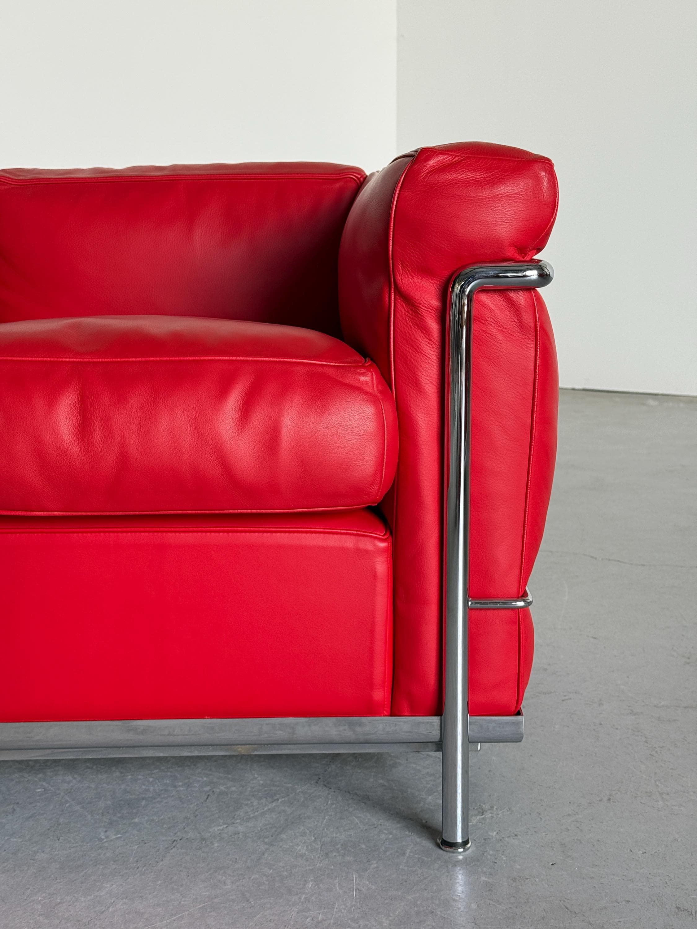 Cassina ‘LC2’ Sofa by Le Corbusier, Charlotte Perriand and Pierre Jeanneret