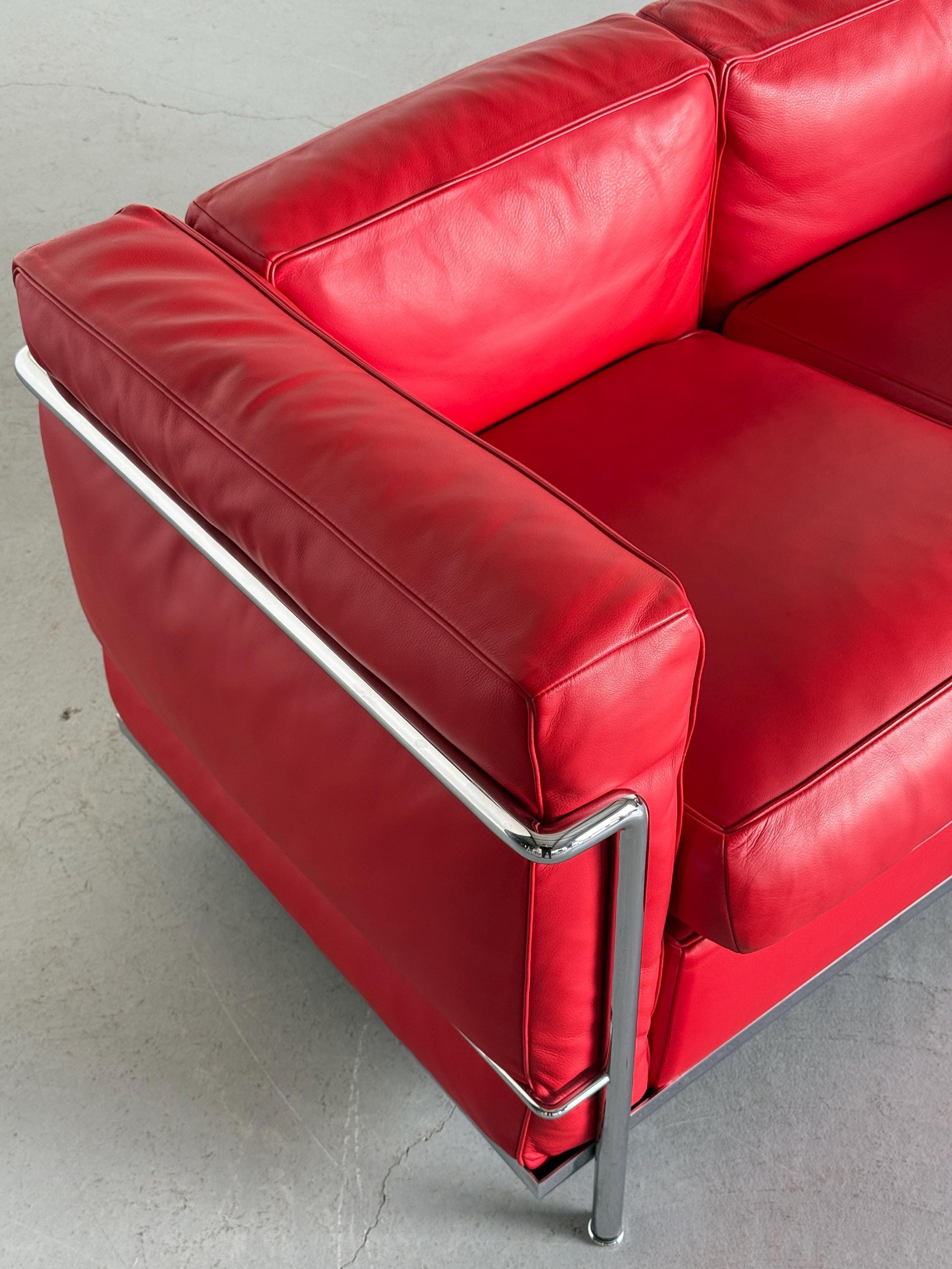 Cassina ‘LC2’ Sofa by Le Corbusier, Charlotte Perriand and Pierre Jeanneret