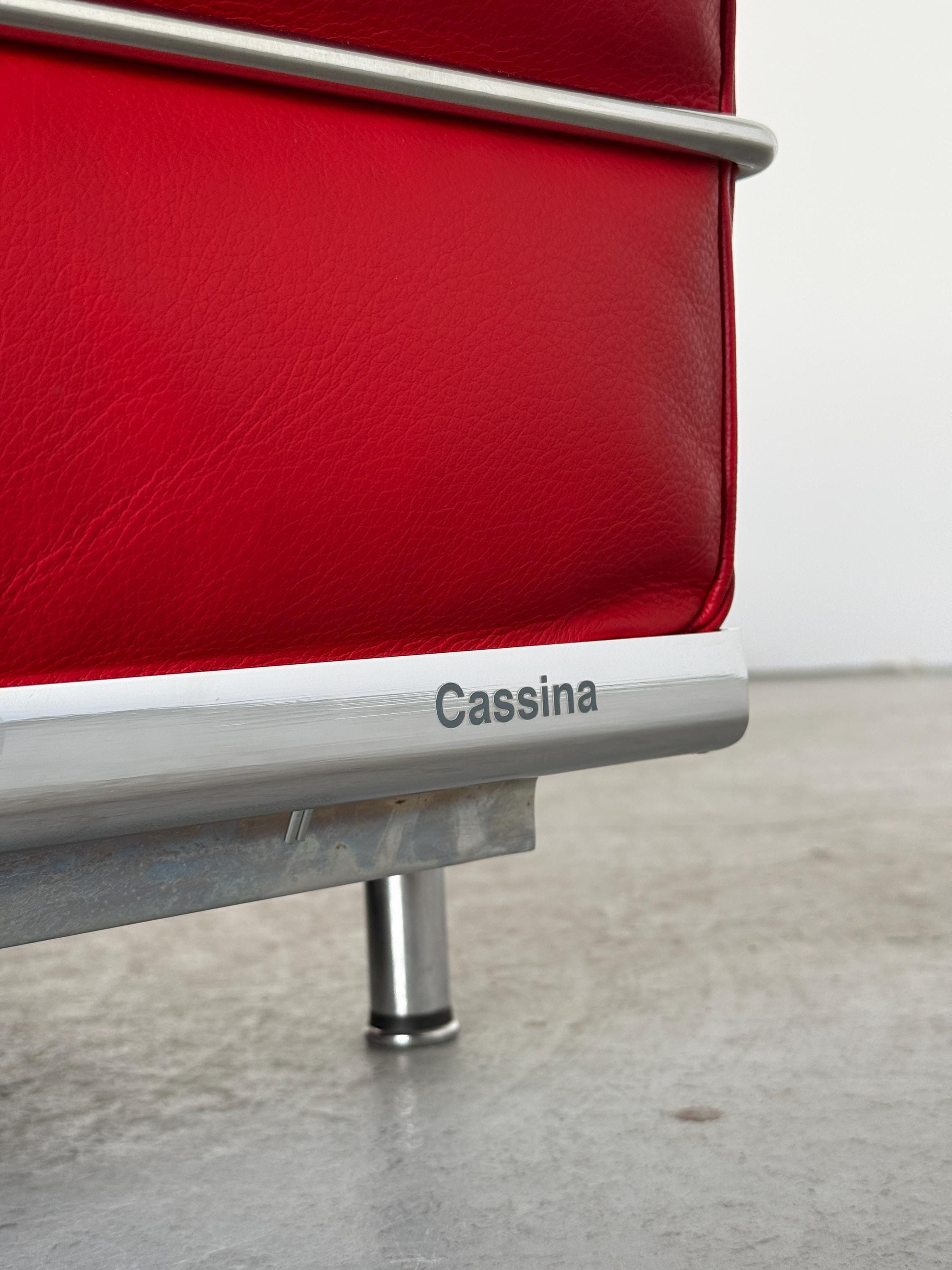 Cassina ‘LC2’ Sofa by Le Corbusier, Charlotte Perriand and Pierre Jeanneret