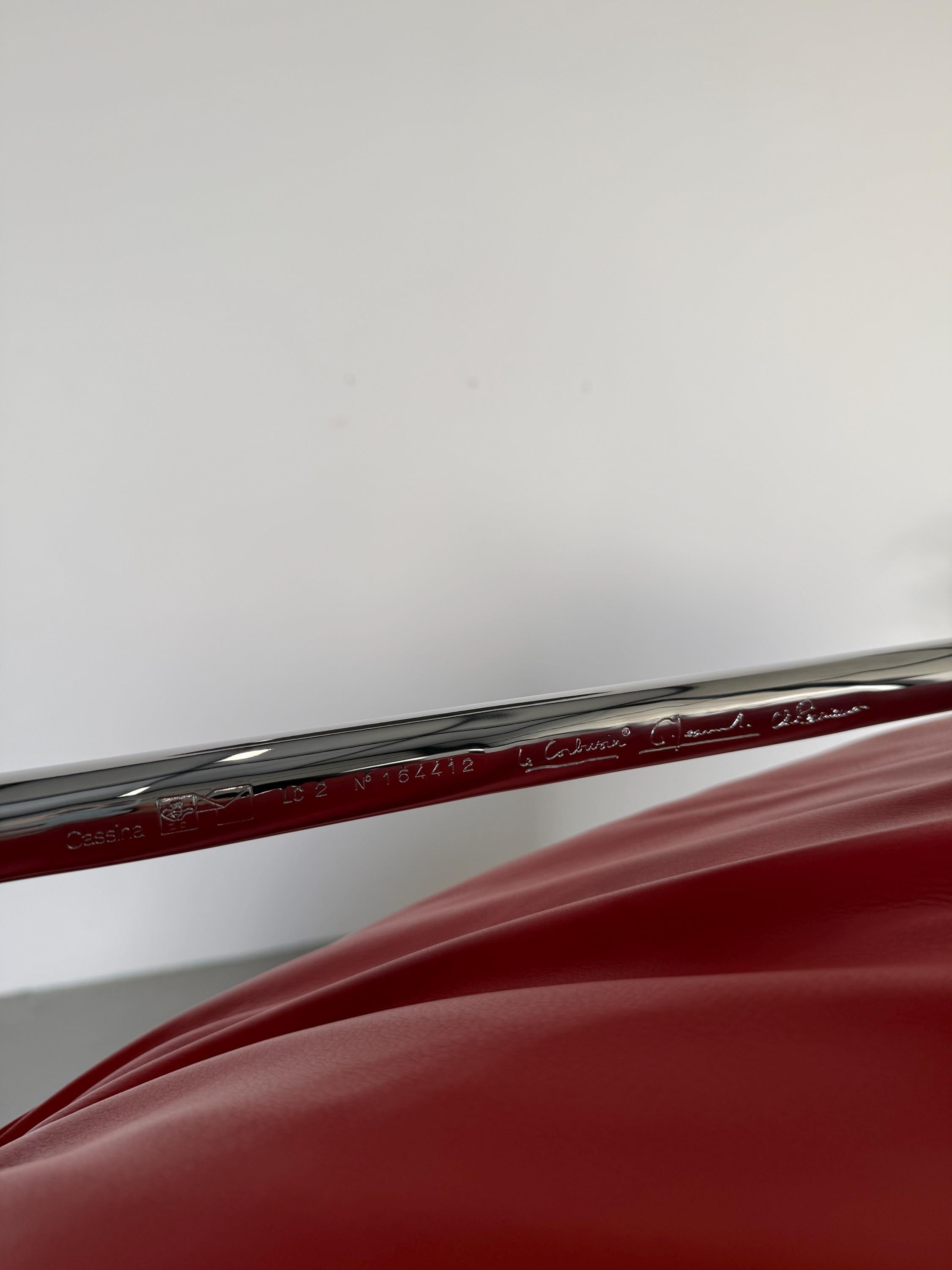 Cassina ‘LC2’ Sofa by Le Corbusier, Charlotte Perriand and Pierre Jeanneret