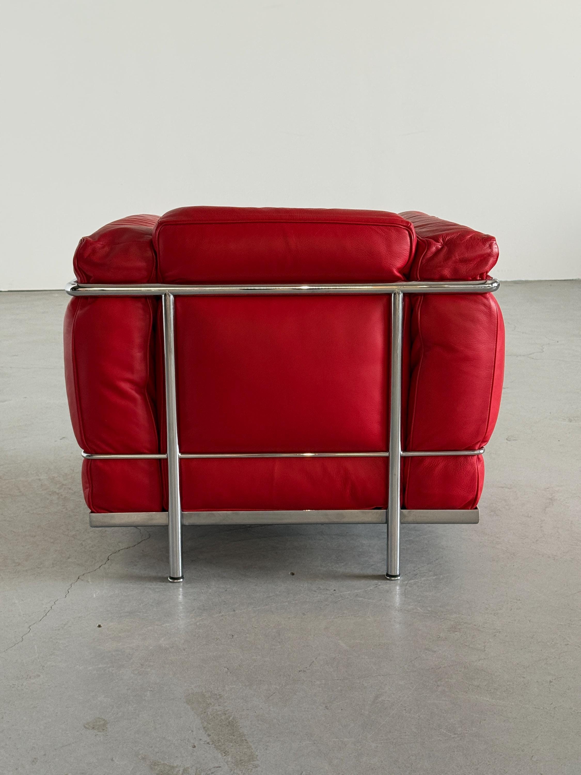 Cassina ‘LC2’ Armchair by Le Corbusier, Charlotte Perriand and Pierre Jeanneret