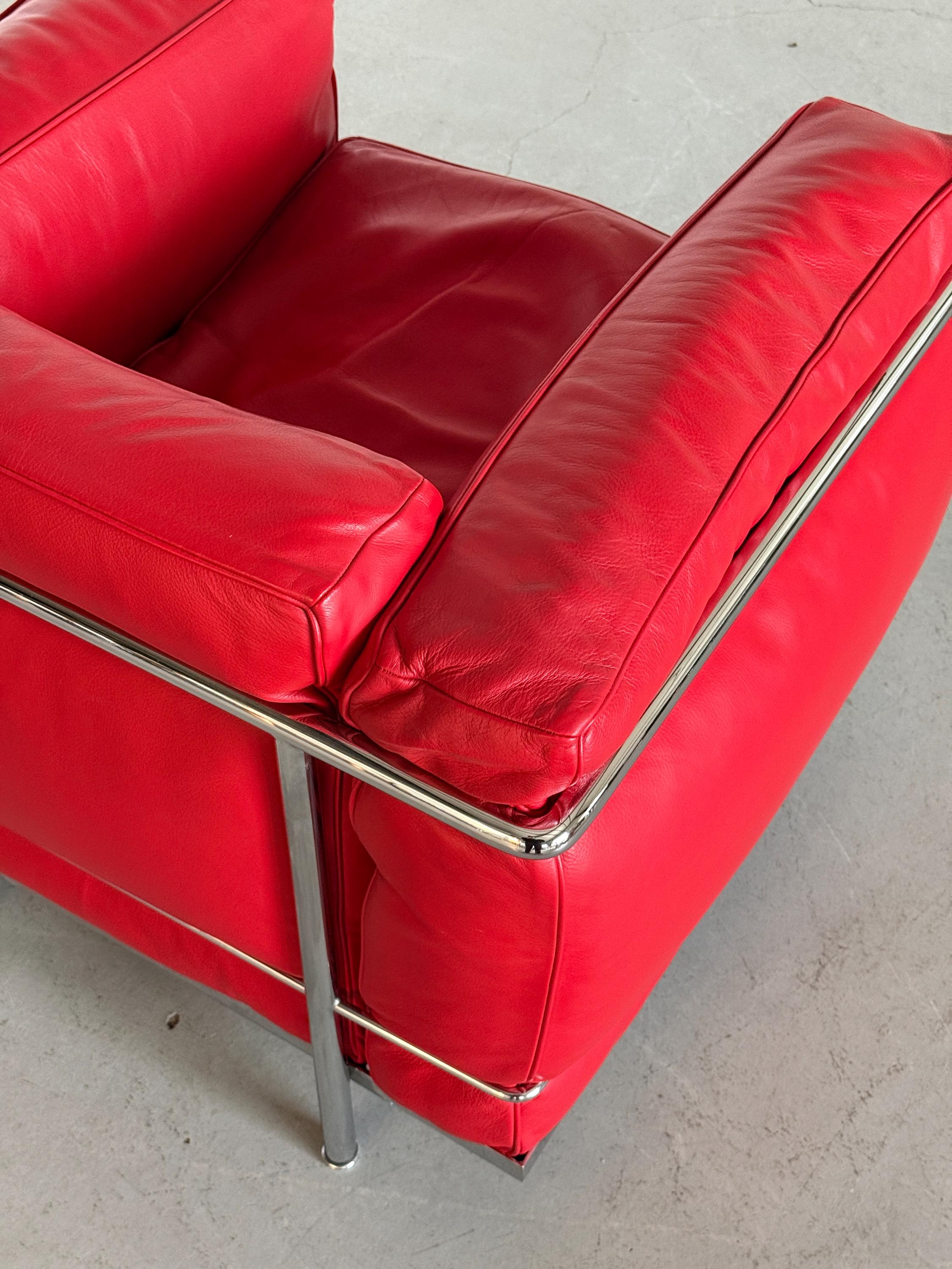 Cassina ‘LC2’ Armchair by Le Corbusier, Charlotte Perriand and Pierre Jeanneret