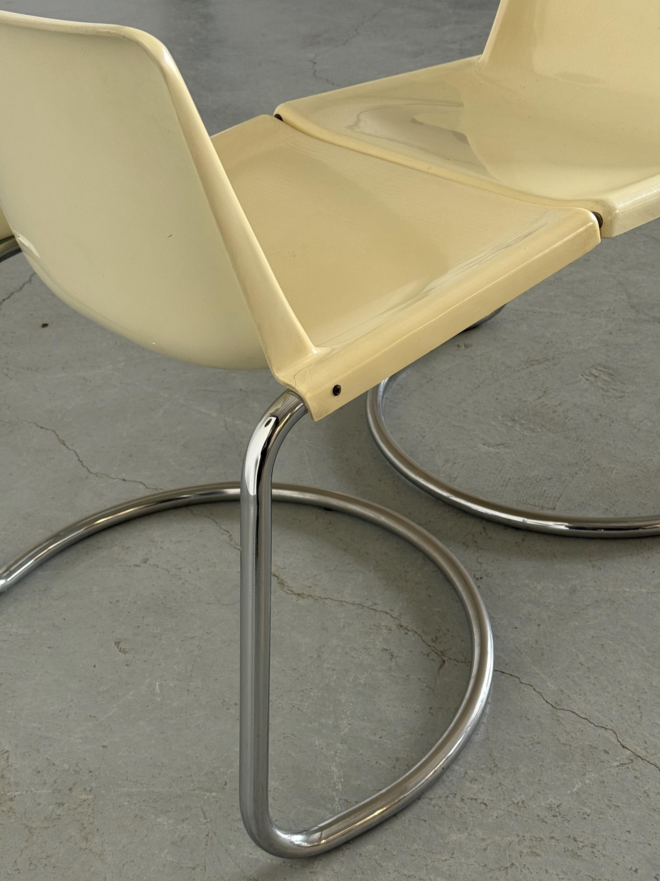 ‘Alessia’ Dining Chairs by Giotto Stoppino for Driade