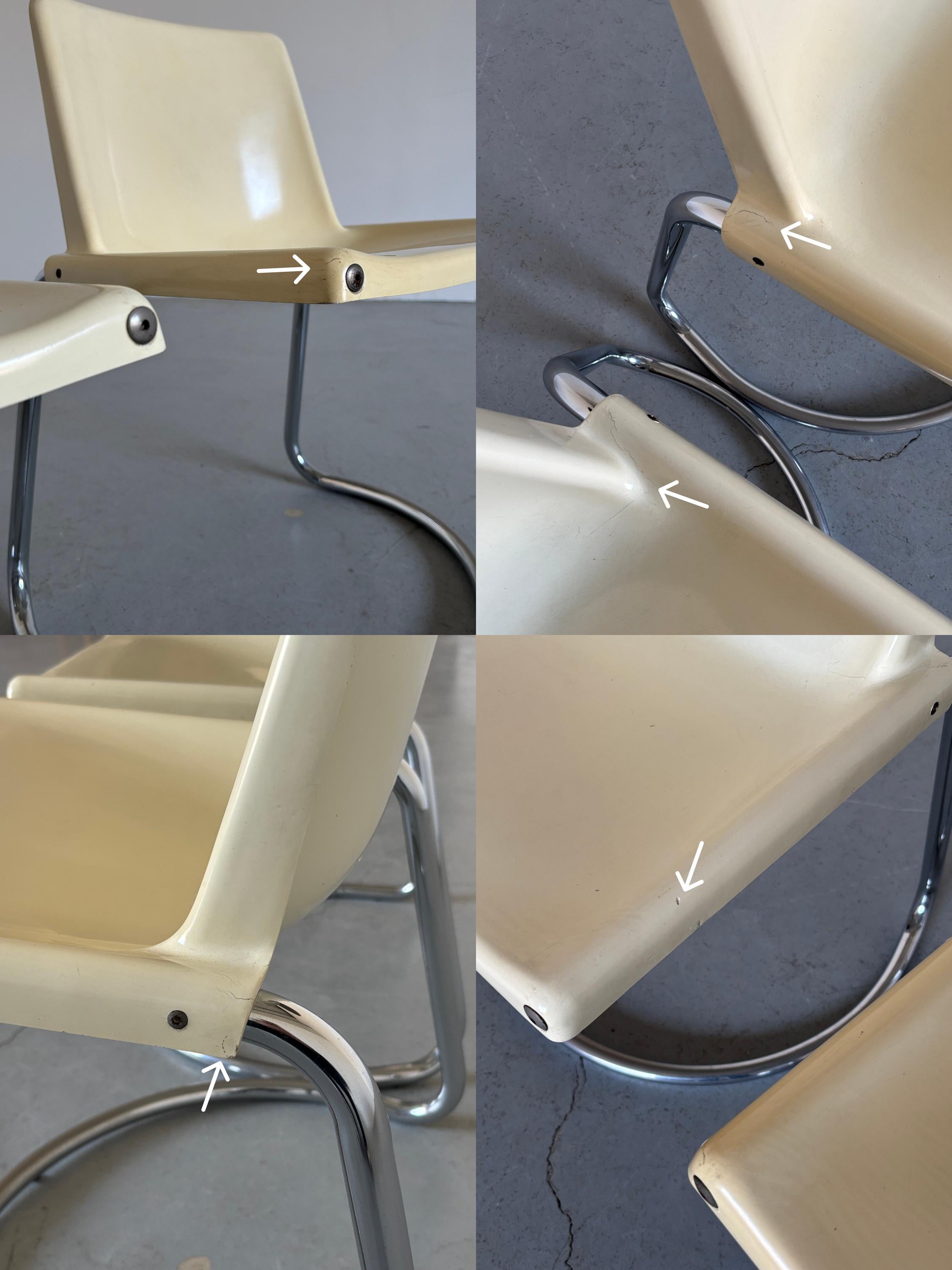 ‘Alessia’ Dining Chairs by Giotto Stoppino for Driade
