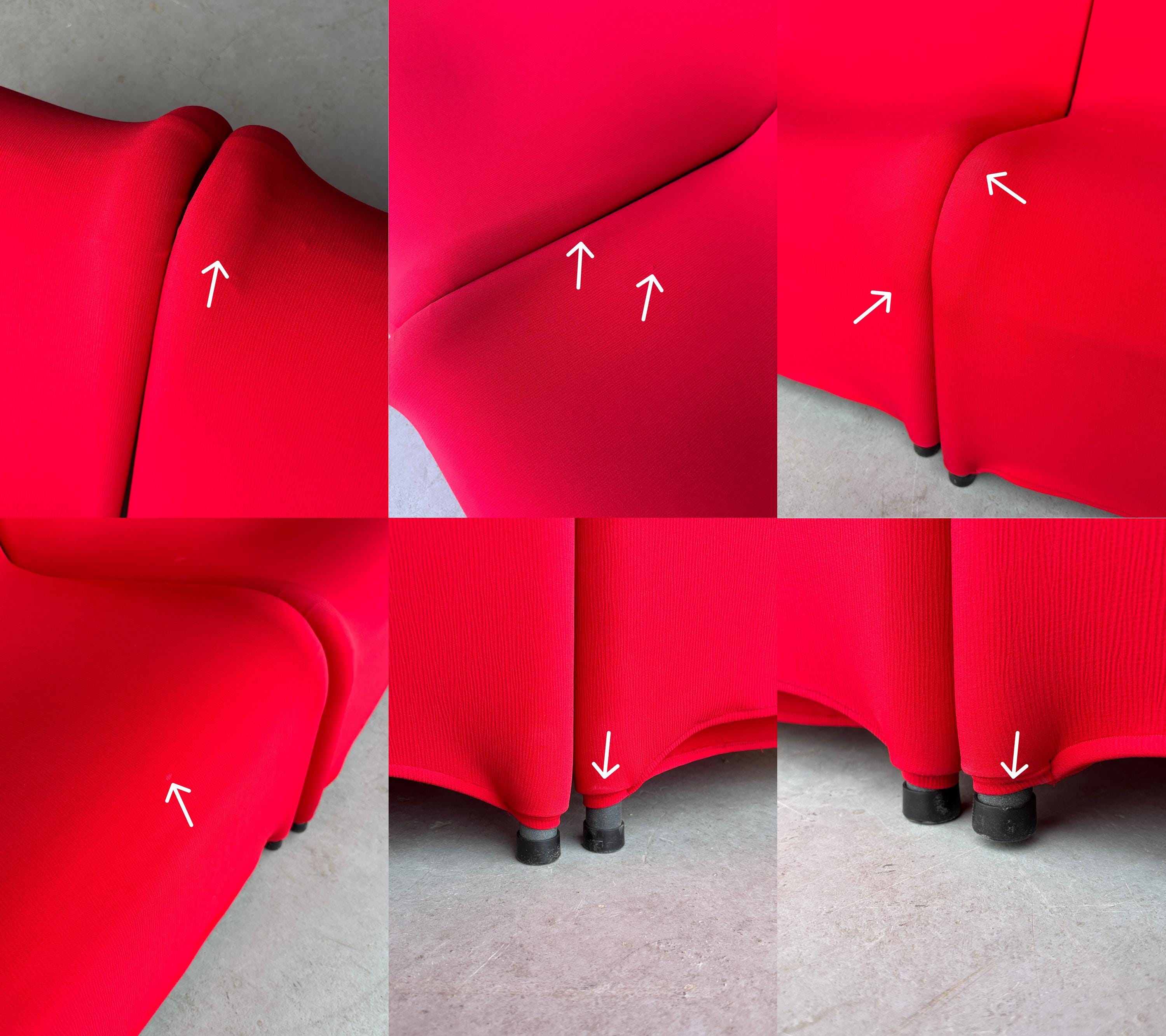 Ikea Årjäng Lounge Chairs in Red Upholstery