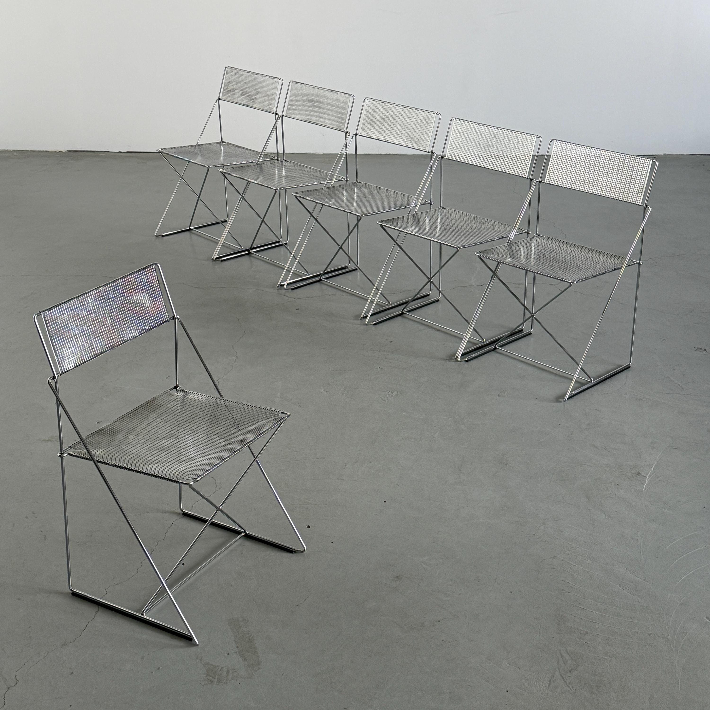 'X-Line' Chairs by Niels Jørgen Haugesen for Magis