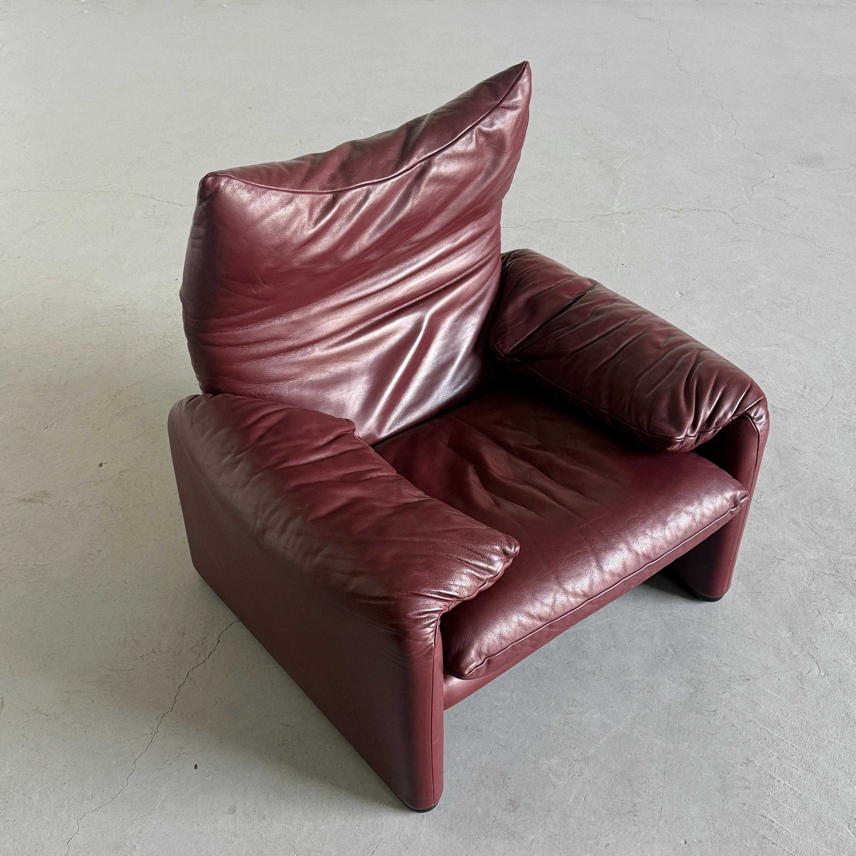 ‘Maralunga’ Armchair by Vico Magistretti for Casina