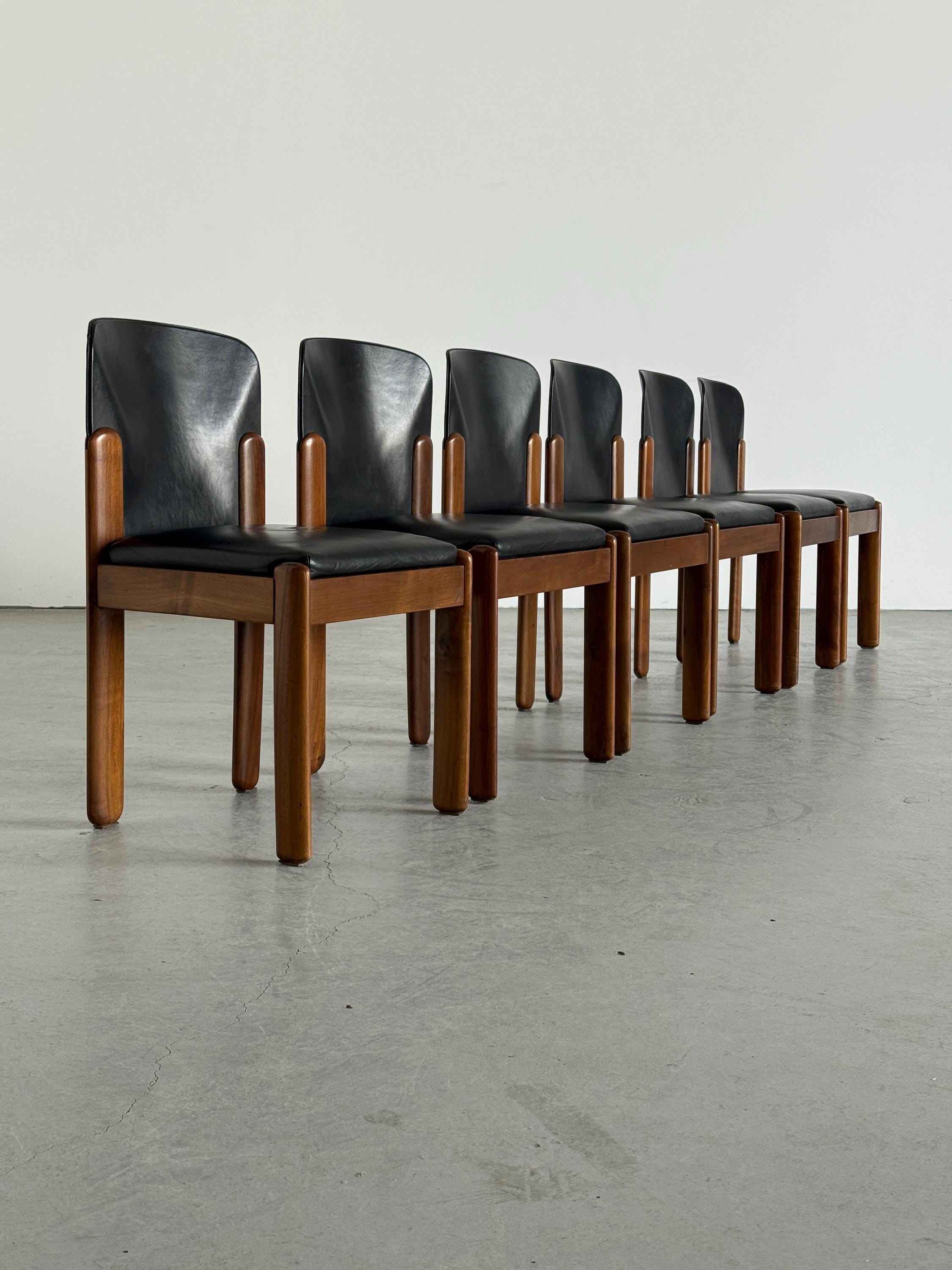 ‘Model 330’ Dining Chairs by Silvio Coppola for Bernini
