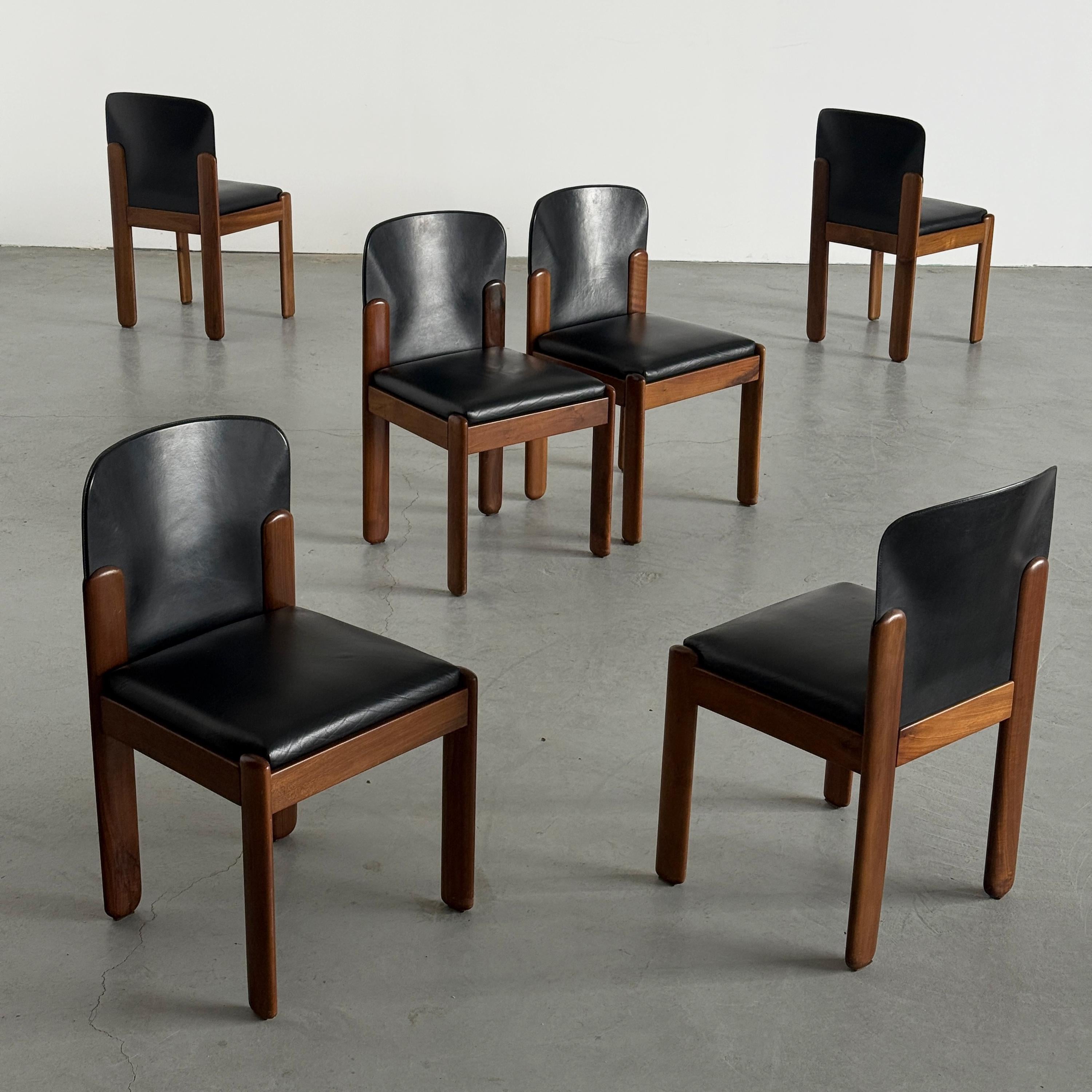 ‘Model 330’ Dining Chairs by Silvio Coppola for Bernini