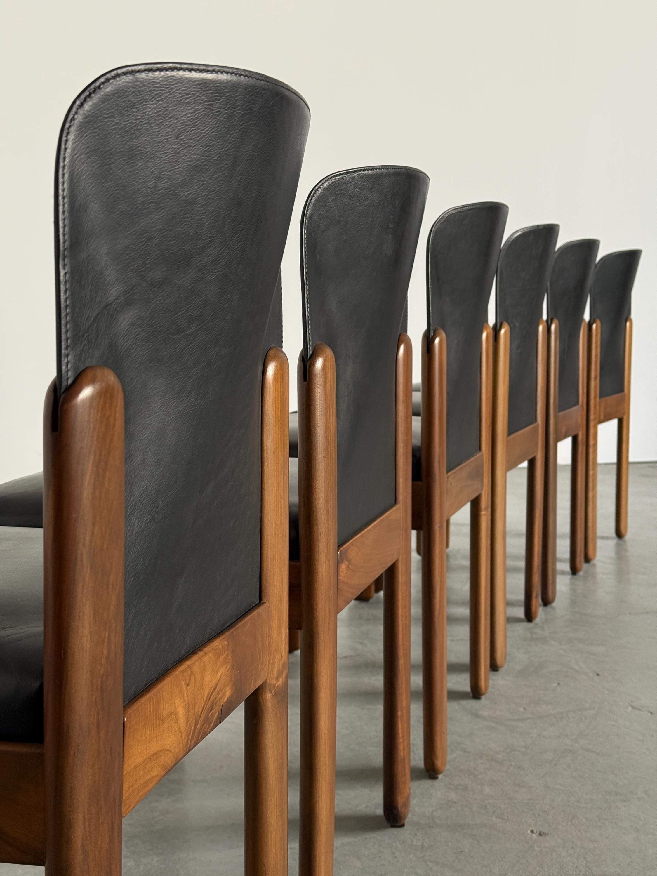‘Model 330’ Dining Chairs by Silvio Coppola for Bernini