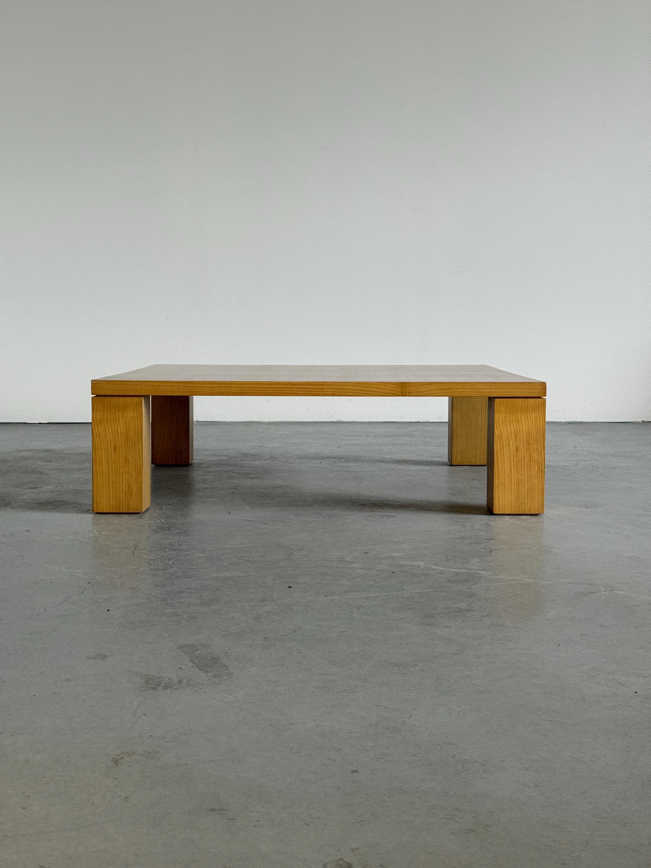 Large Architectural Vintage Coffee Table