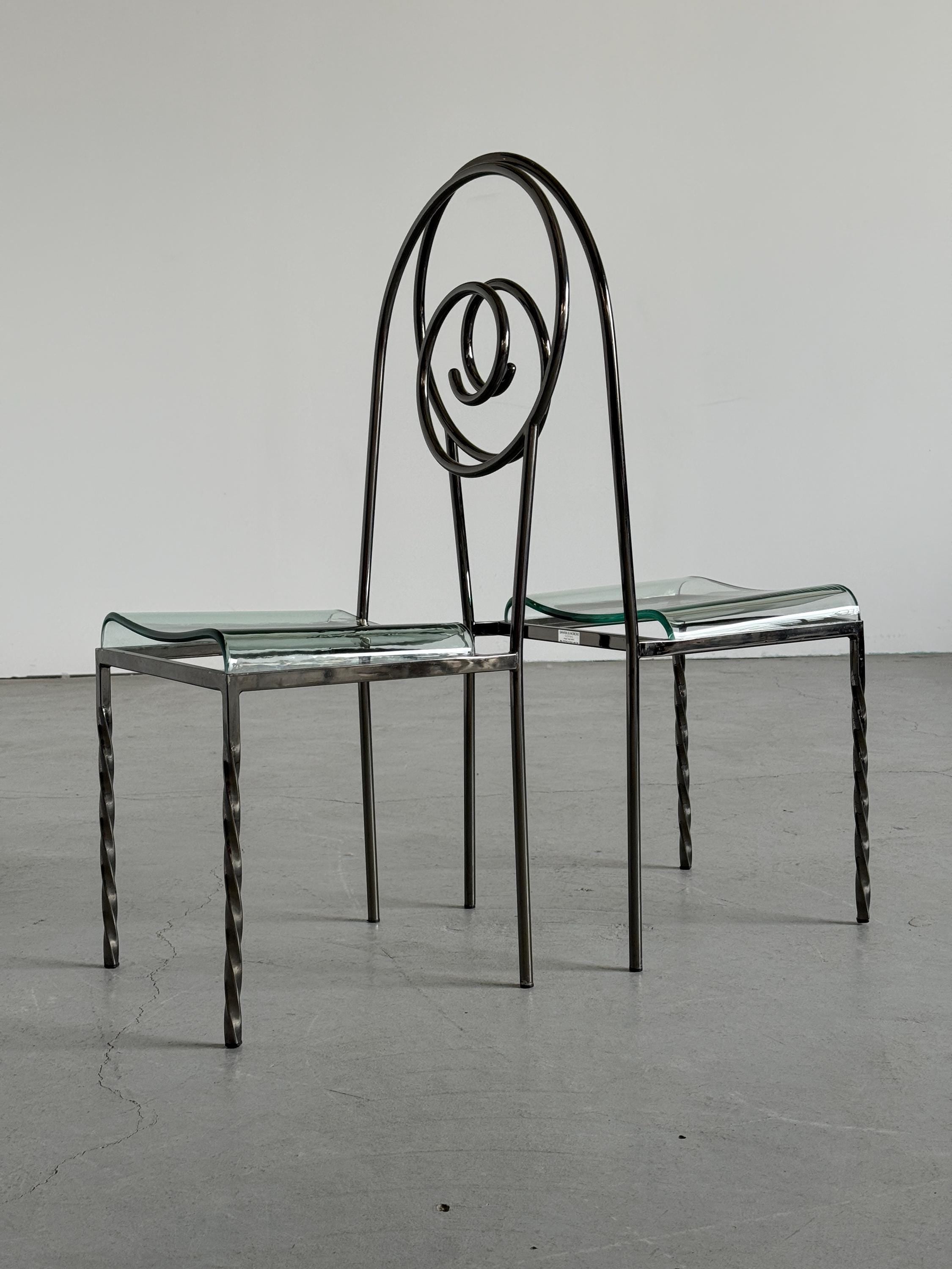 ‘Suspiral’ Chairs by Luigi Serafini for Sawaya & Moroni