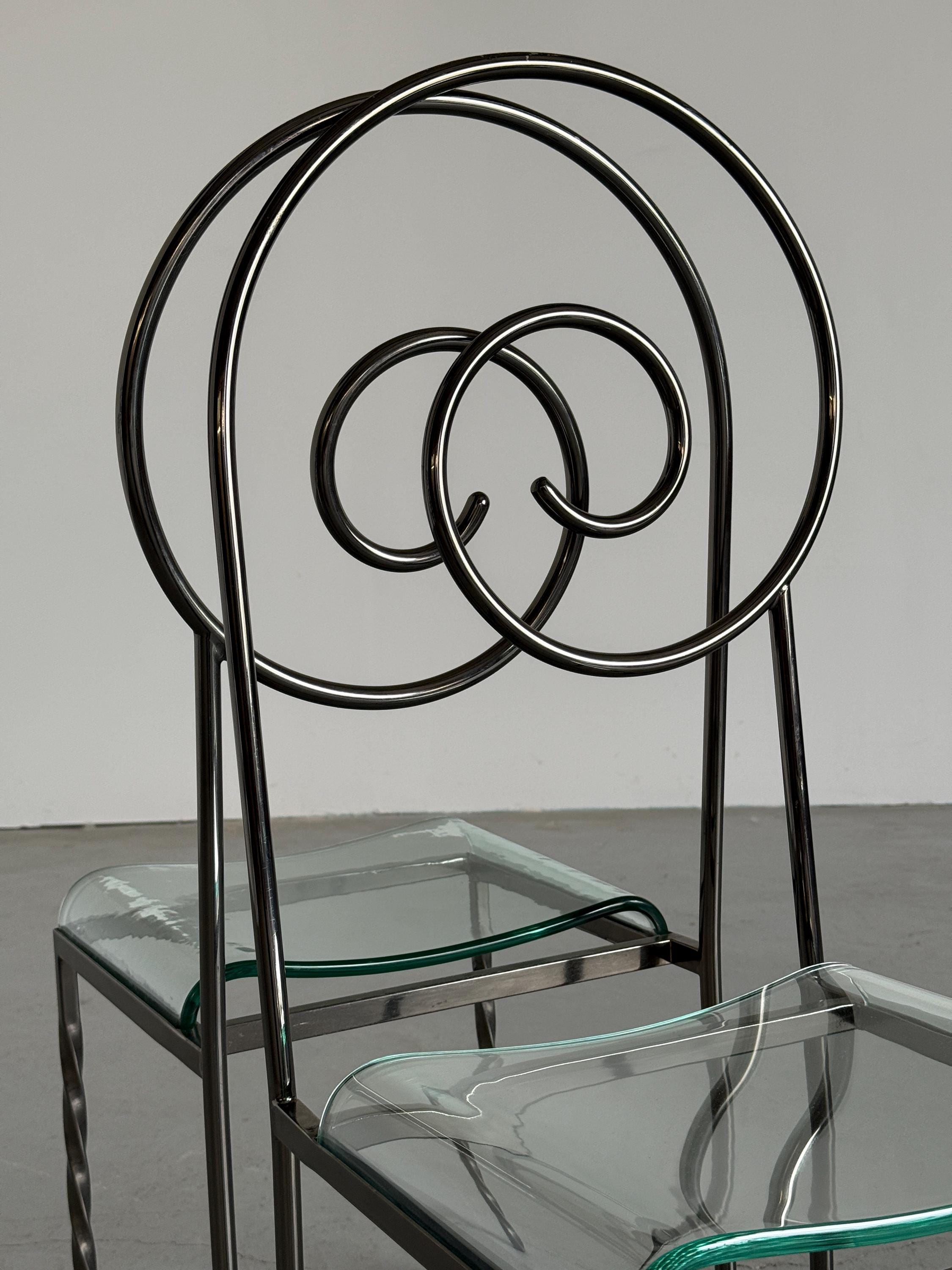 ‘Suspiral’ Chairs by Luigi Serafini for Sawaya & Moroni